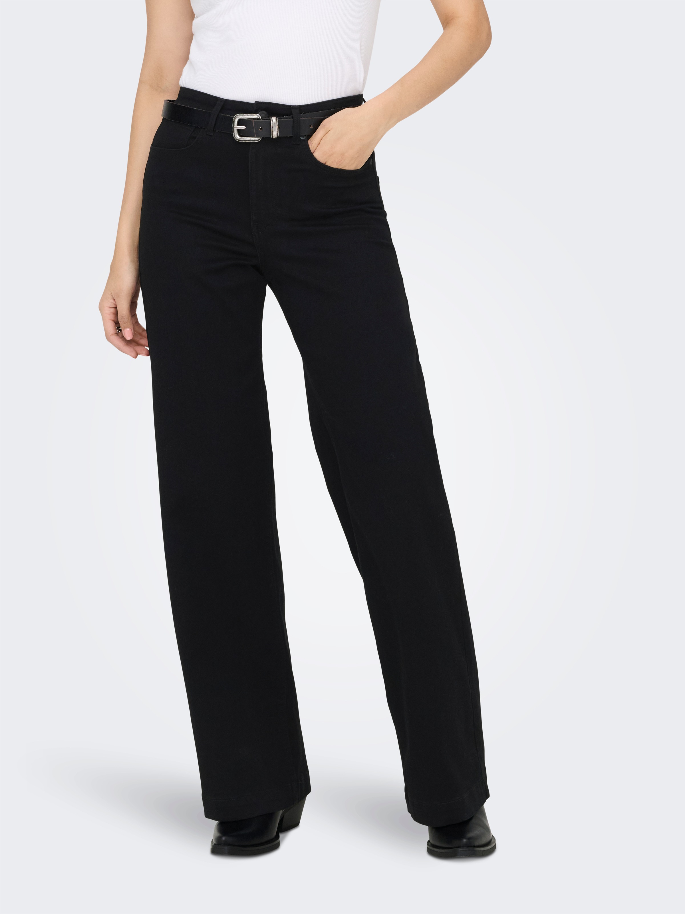 ONLY Jeans taille haute »ONLMADISON-ROYAL HW WIDE DNM PIM600«