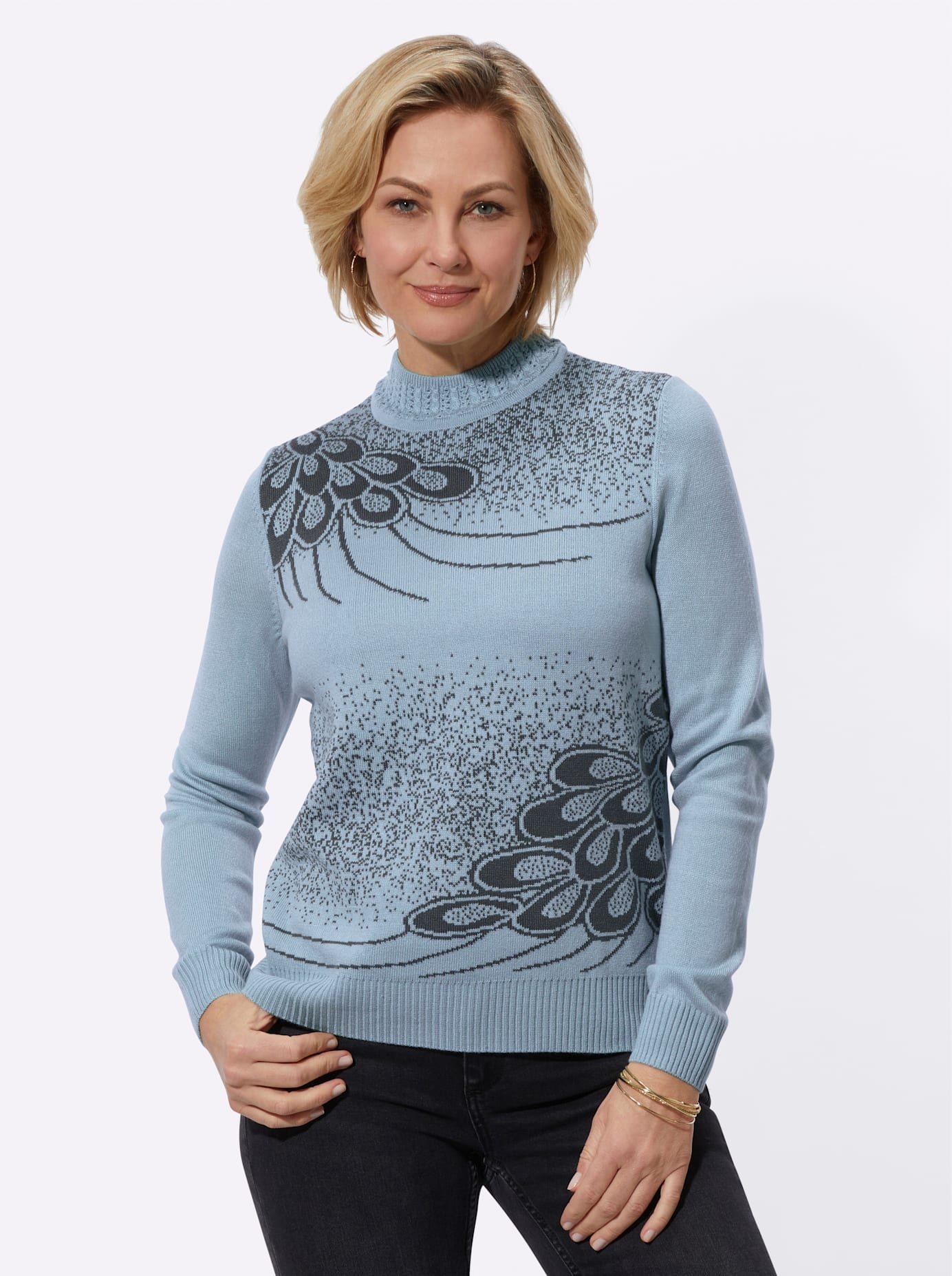 Stehkragenpullover »Pullover«