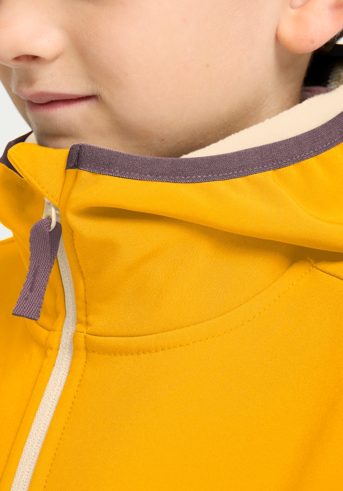 Jack Wolfskin Veste softshell »FOURWINDS JKT K« déperlant, coupe-vent, avec fermeture éclair