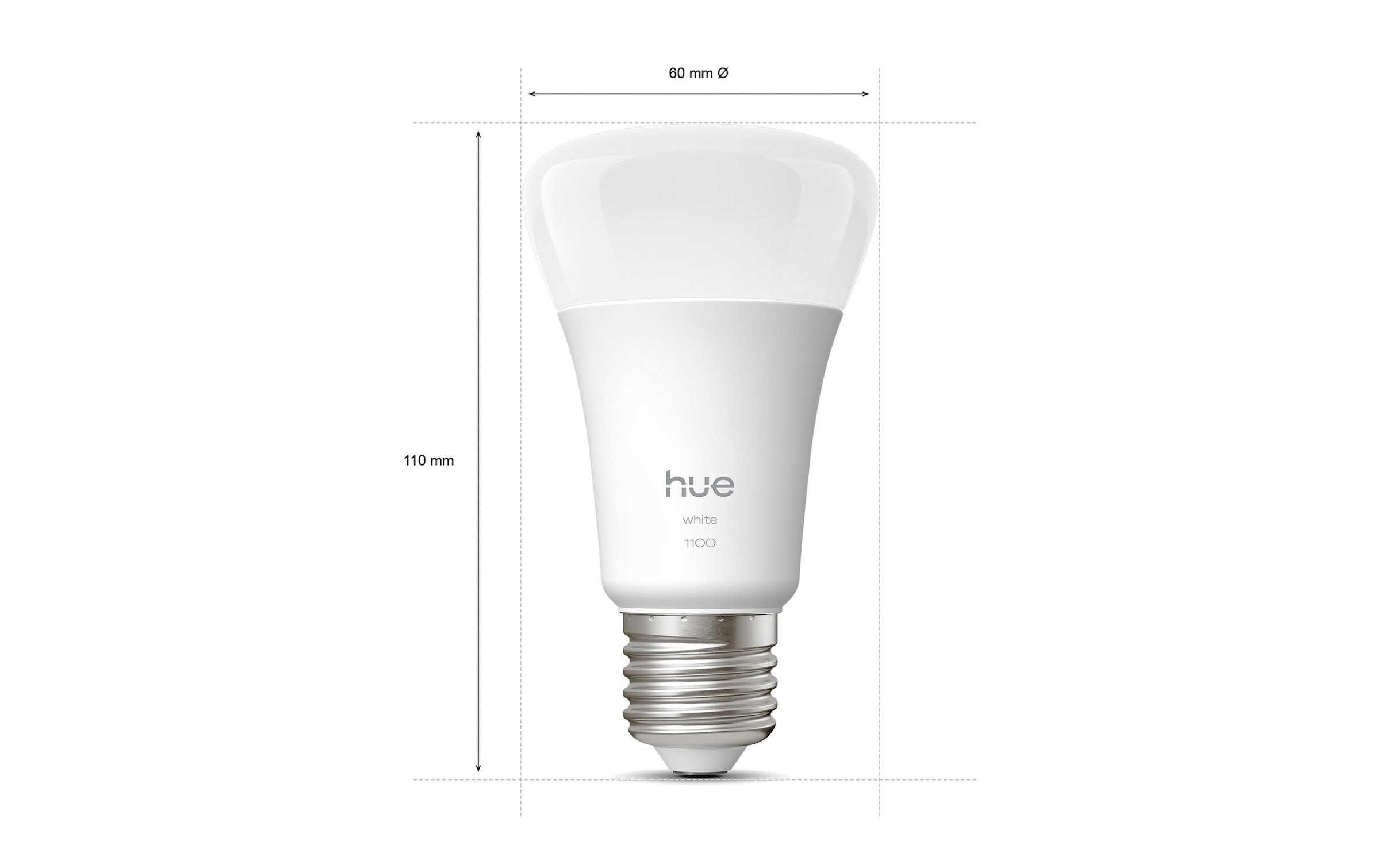   Ampoules LED »White E27 Einzelpack dimmbar 1100 lm« 1 cuis