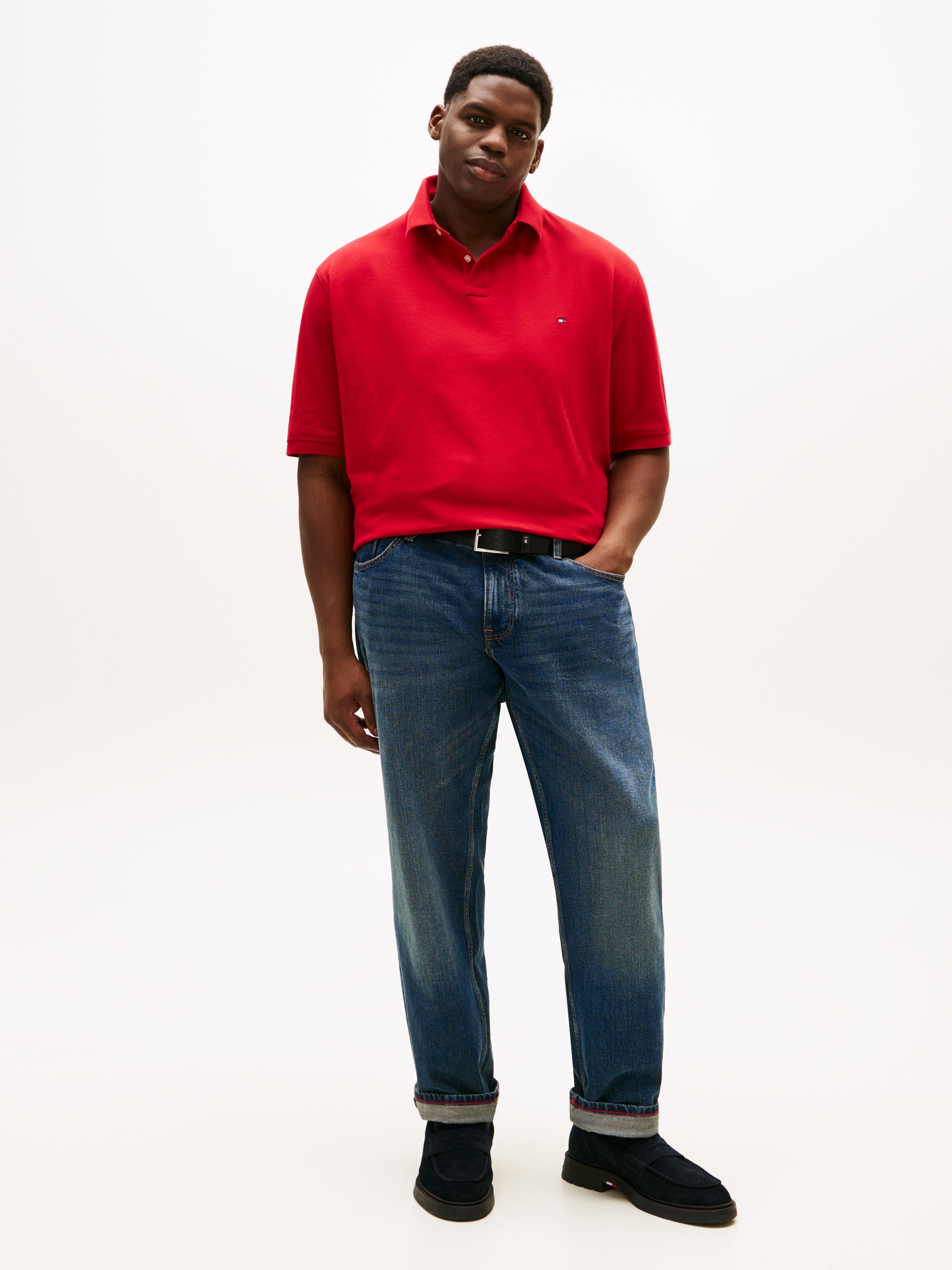 Tommy Hilfiger Big & Tall Poloshirt »Plus 1985« Grosse Grössen, Pique, regular fit