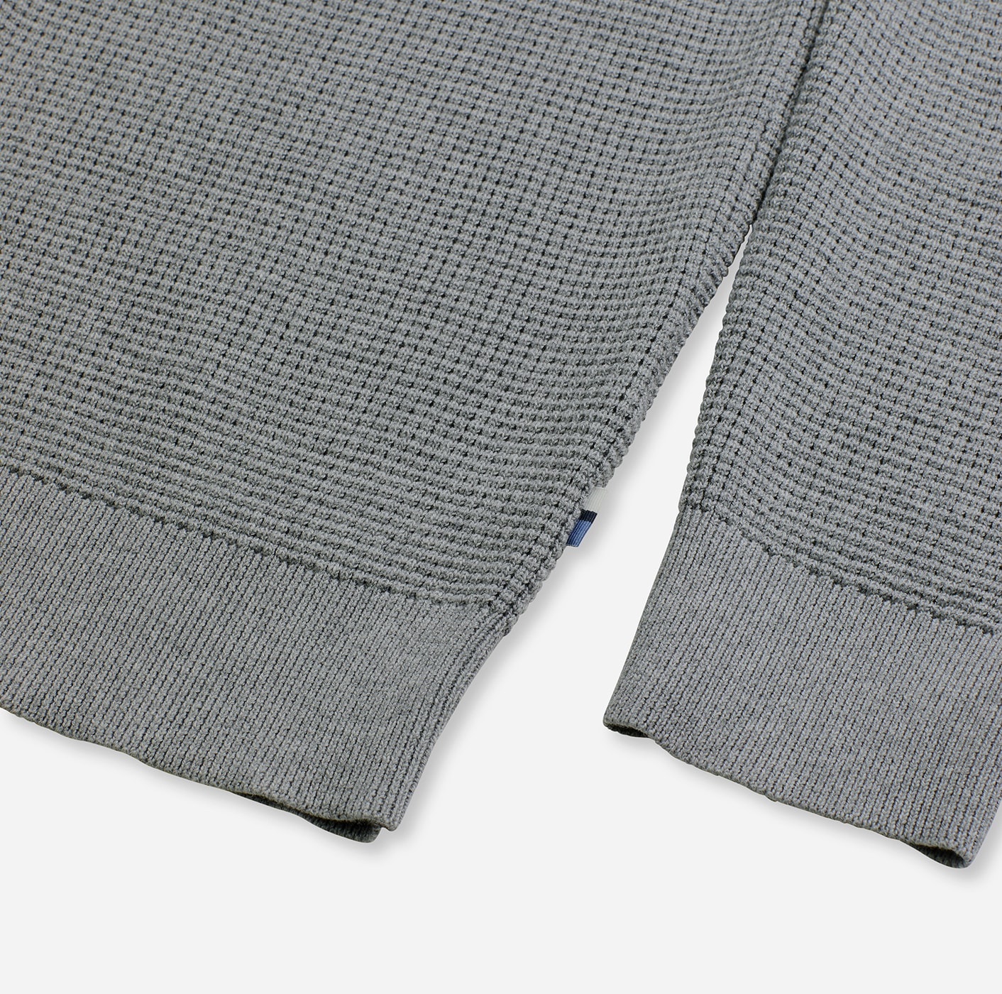 OLYMP Polokragenpullover »Waffle Structure Pullover« strukturiert, unifarben, regular fit, Strick