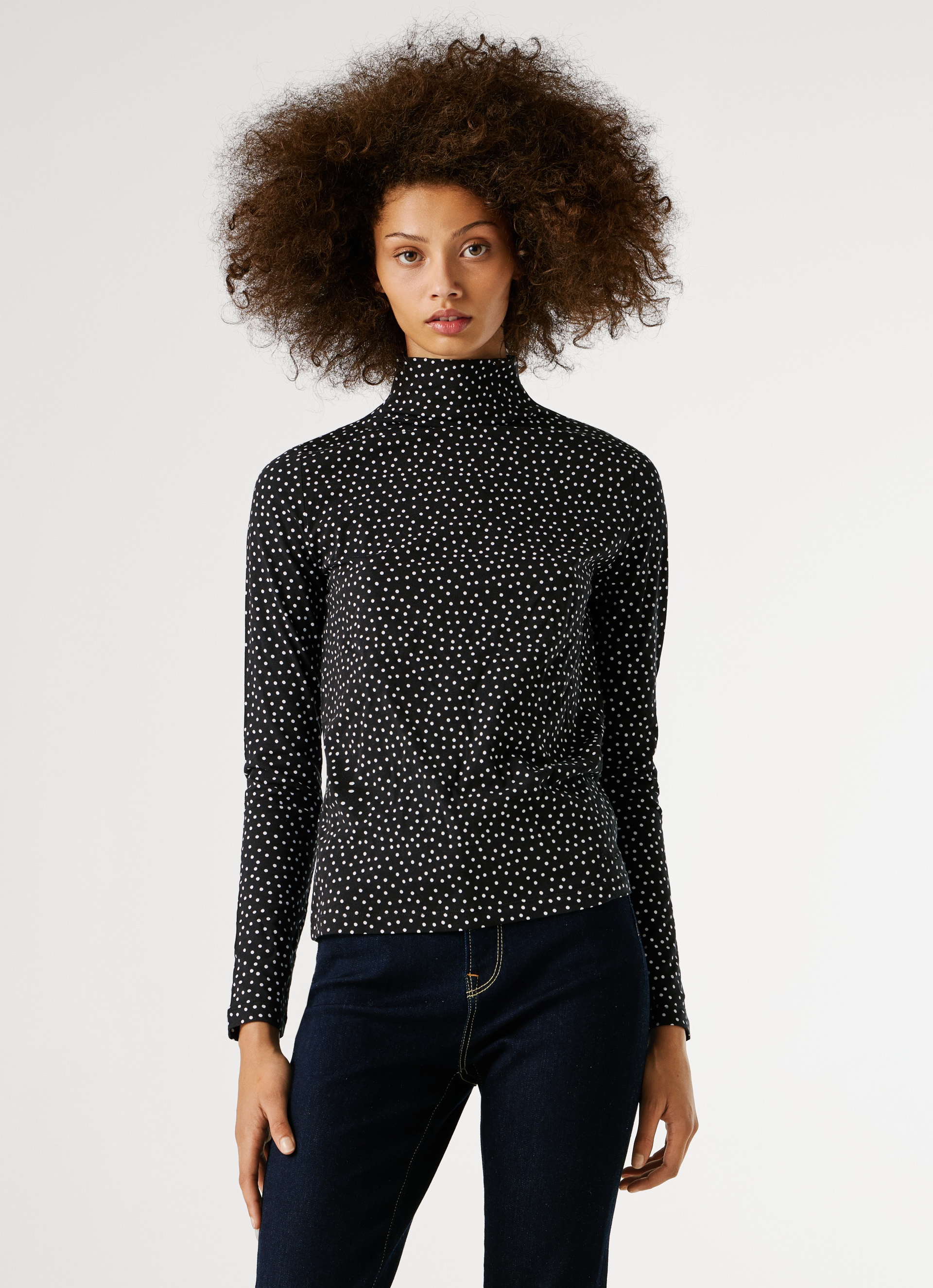 Image of Pepe Jeans Langarmshirt "BIBI" mit Stehkragen