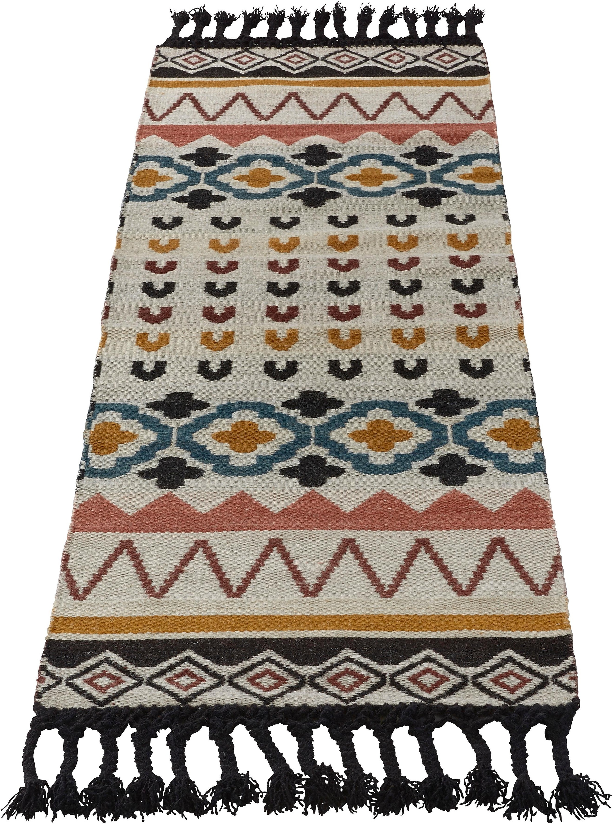 Image of Guido Maria Kretschmer Home&Living Läufer »Peru«, rechteckig, 6 mm Höhe, Wollteppich bei Ackermann Versand Schweiz