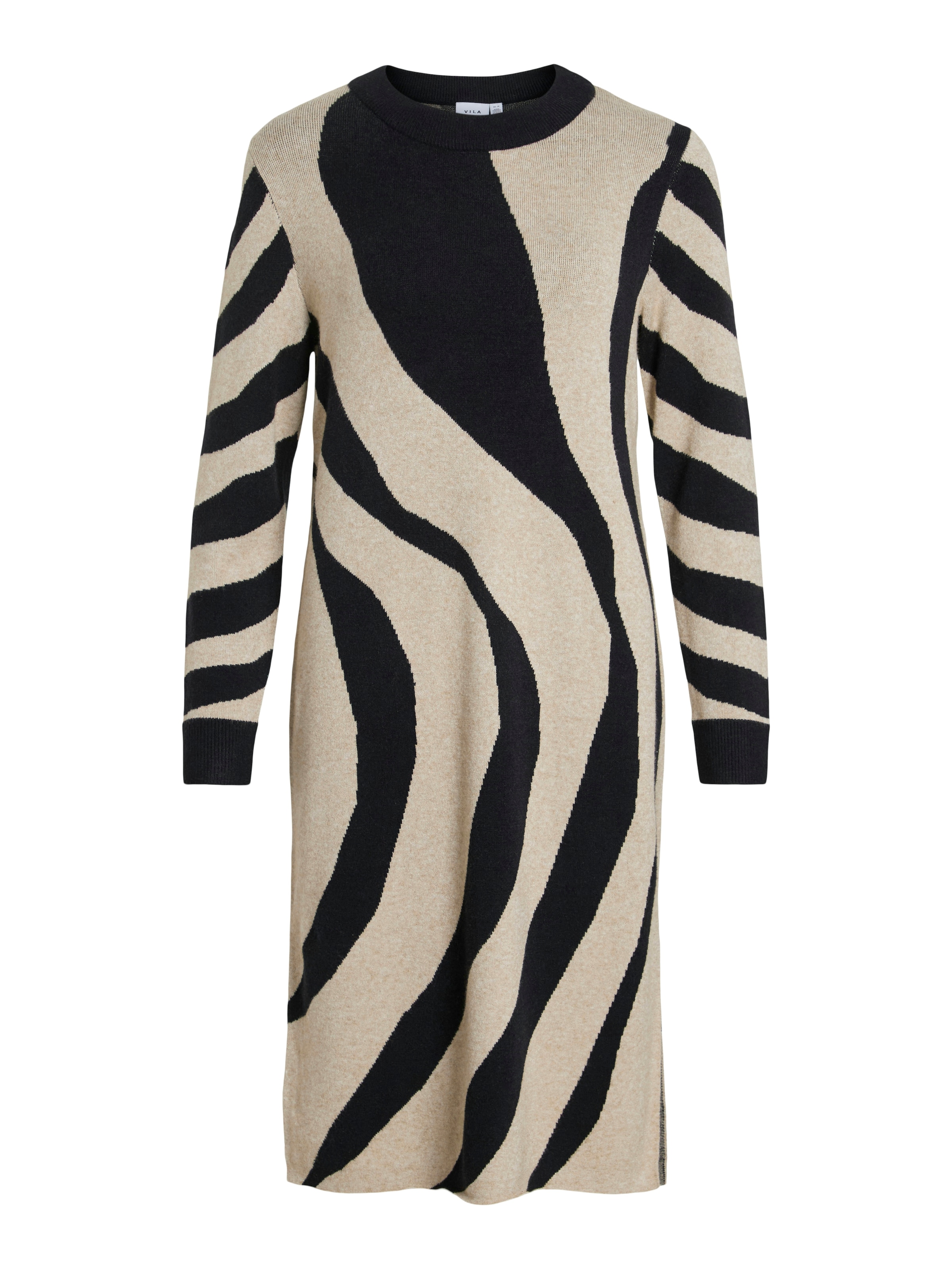 Vila Midikleid »VITIF CREWNECK KNIT MIDI DRESS- NOOS« Sommerkleid,