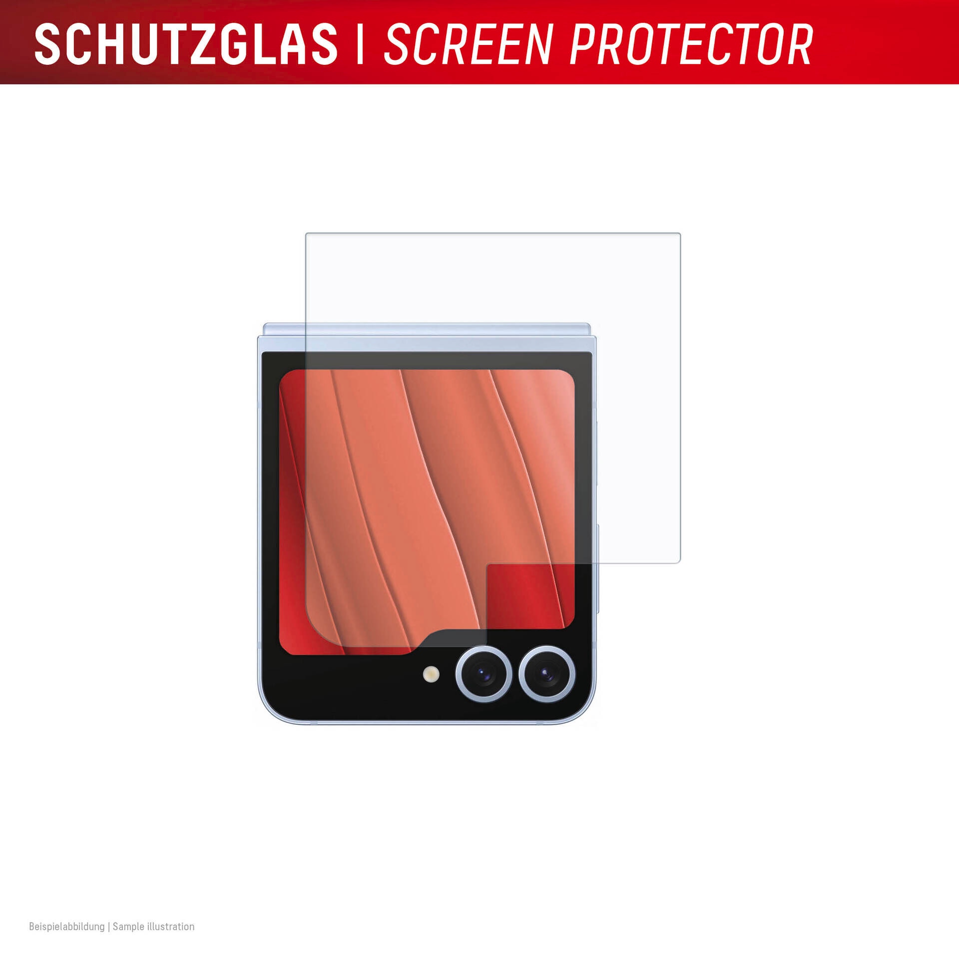 Displex Displayschutzglas »Smart Glass«, Displayschutzfolie, Schutzfolie, Bildschirmschutz, kratz- & stossfest