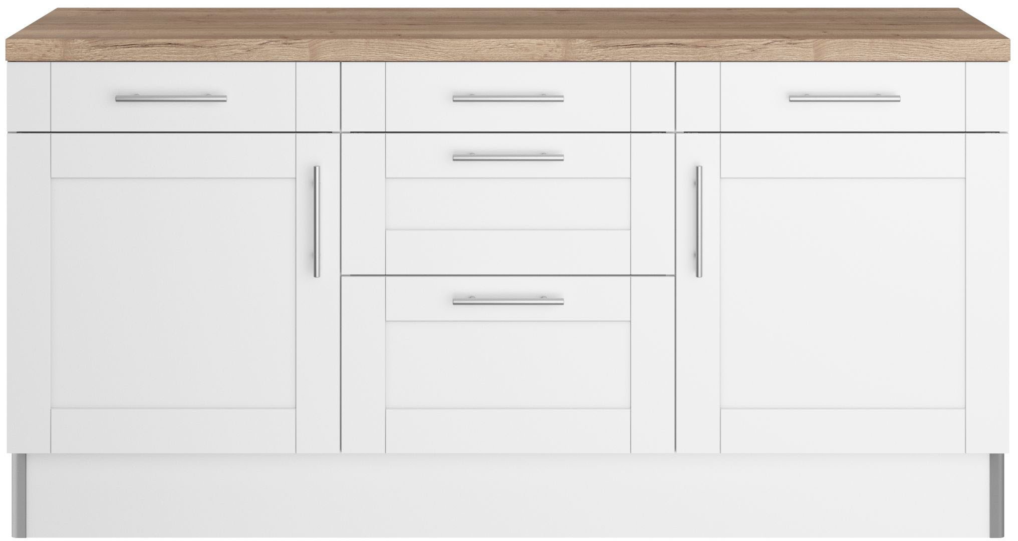 KOCHSTATION Küche »KS-Ahus«, 180 cm breit, ohne E-Geräte, Soft Close Funktion, MDF Fronten