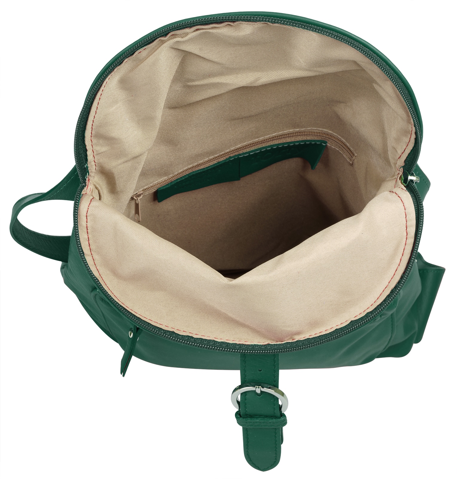 forty° Cityrucksack, echt Leder, Made in Italy