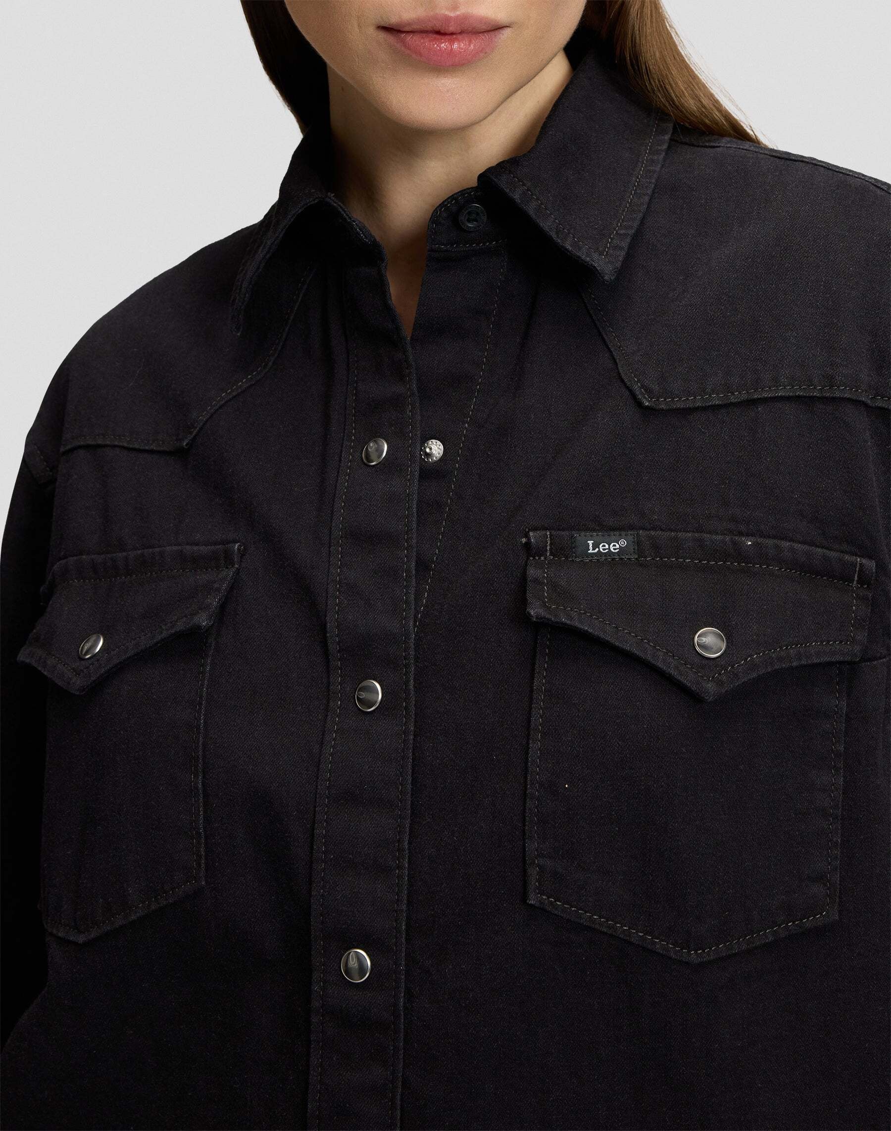 Lee® Jeansbluse »Lee Jeanshemd Essential Western«