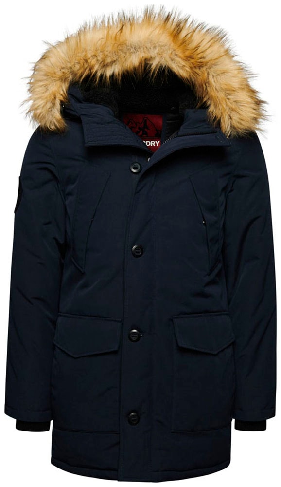 Superdry Steppjacke »EVEREST FAUX FUR HOODED PARKA«