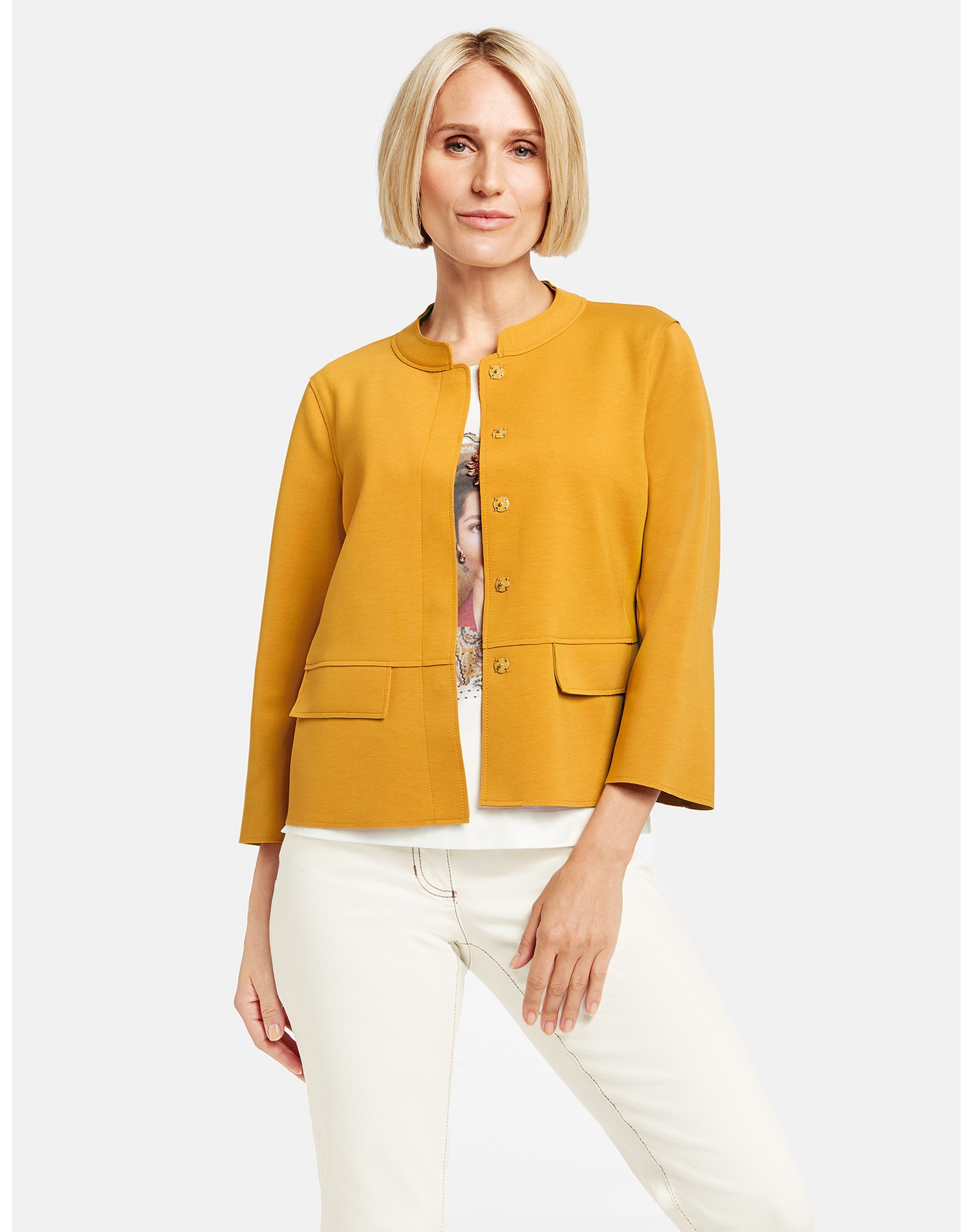 Blazer 3/4 Arm gefüttert »Leicht ausgestellter Kurzblazer«