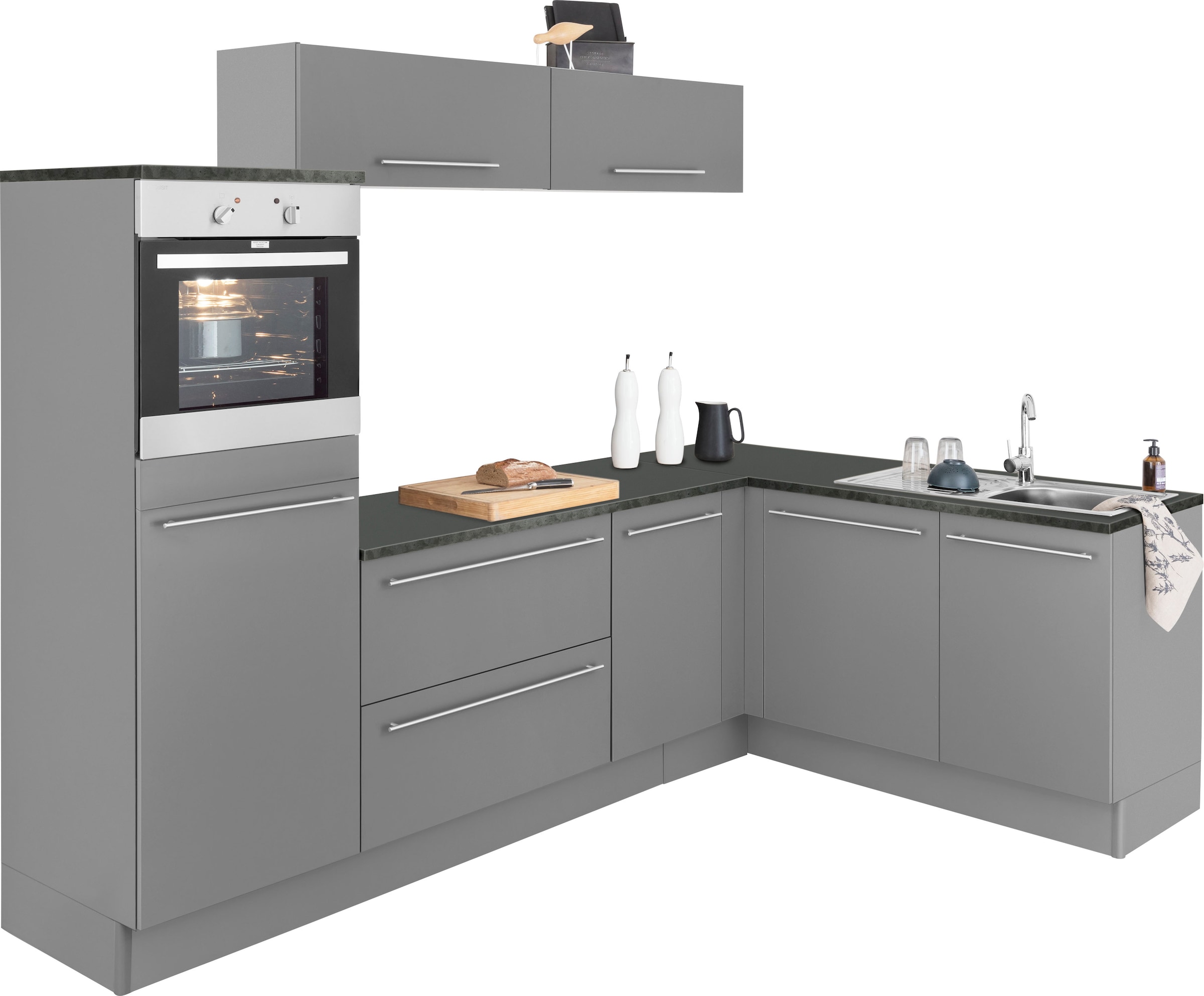 Image of OPTIFIT Winkelküche "Bern" Stellbreite 265x175 cm, wahlweise mit E-Geräten