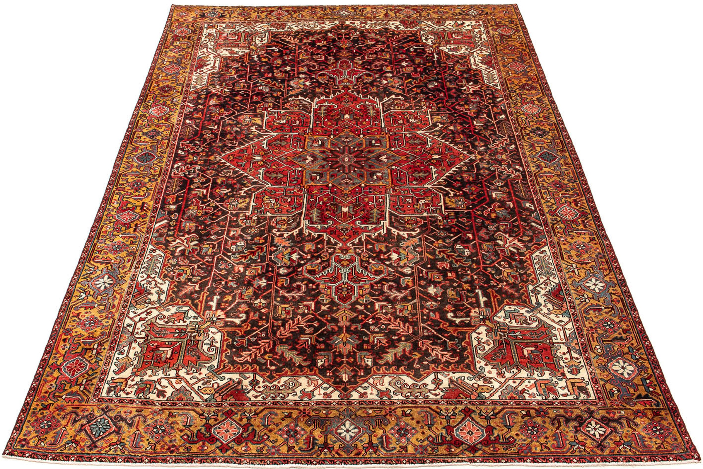 Image of morgenland Orientteppich »Perser - Nomadic - 388 x 282 cm - dunkelrot«, rechteckig, 10 mm Höhe, Wohnzimmer, Handgeknüpft, Einzelstück mit Zertifikat bei Ackermann Versand Schweiz