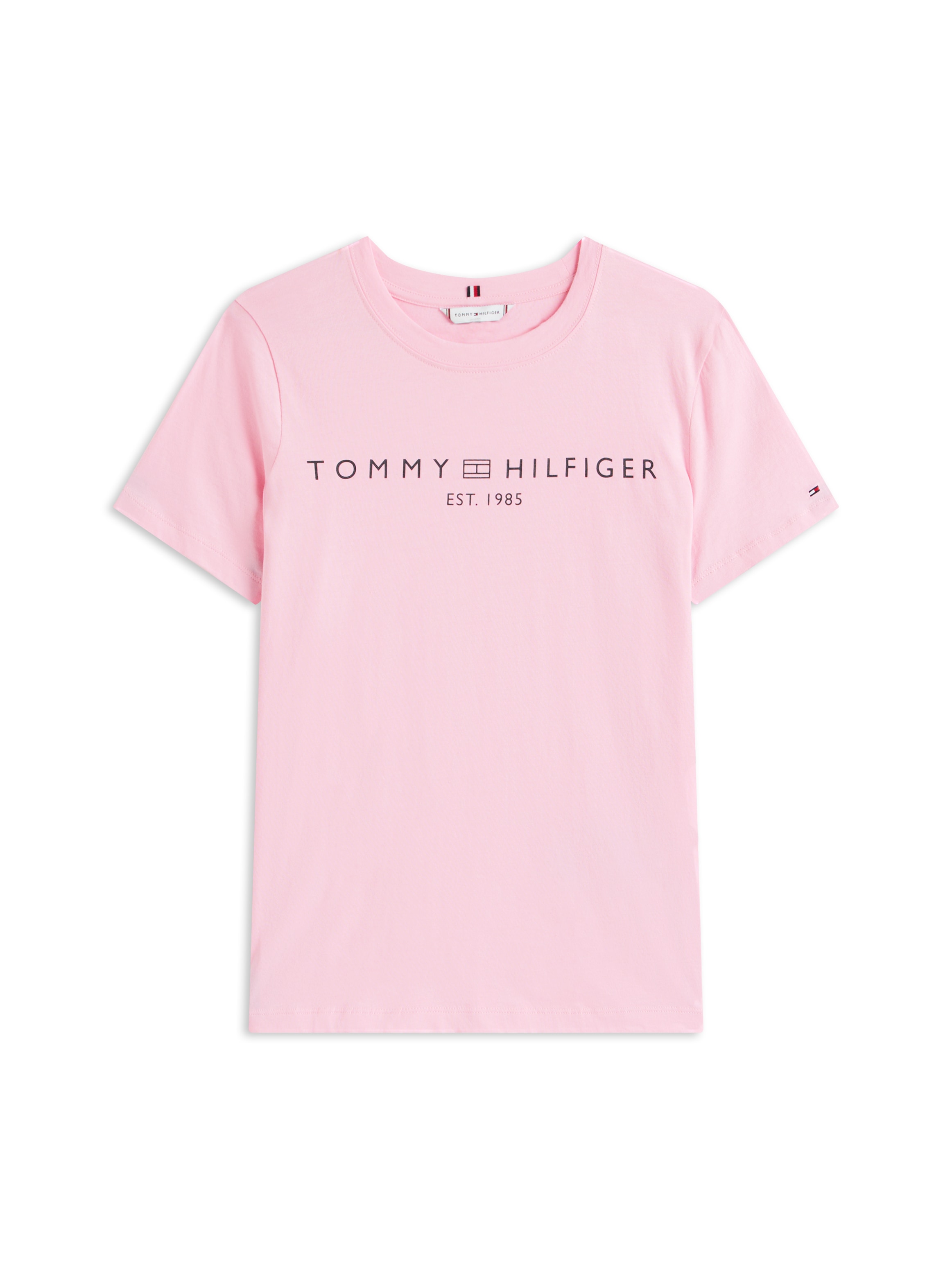 Tommy Hilfiger Kurzarmshirt »REG CORP LOGO C-NK SS« Baumwolle