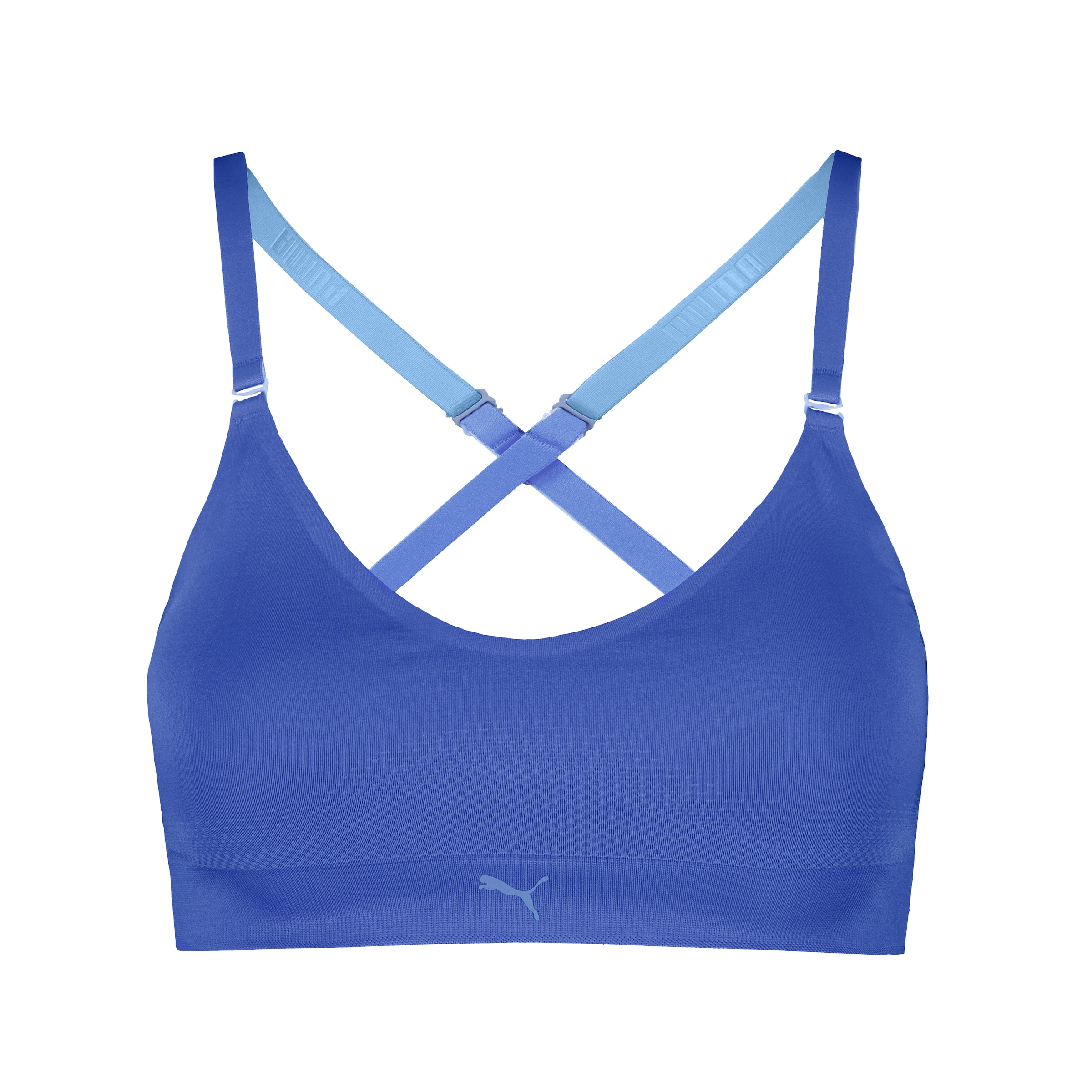 PUMA Sport-Bustier »PUMA WOMEN 3D KNIT SPORT TRIANGLE TOP« wendbare und verstellbare Träger für einen personalisierten Look