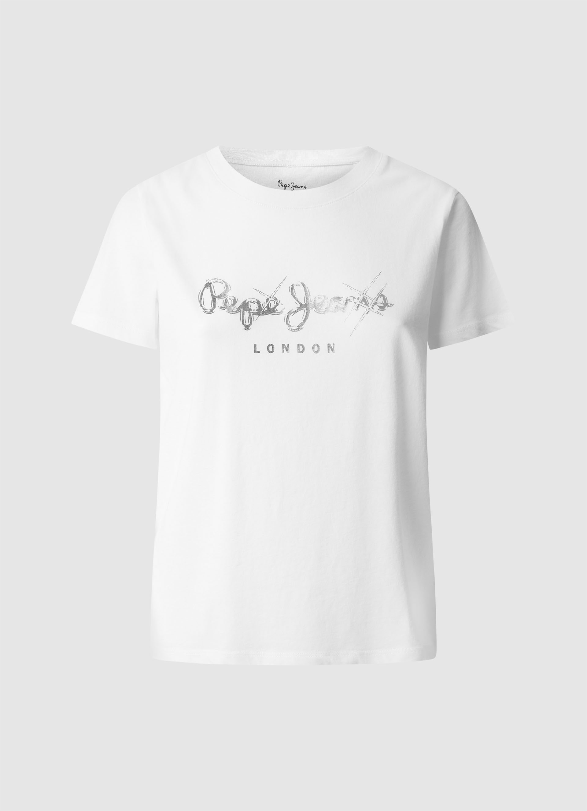 Pepe Jeans T-Shirt »LETICIA«, mit Strass-Steinen