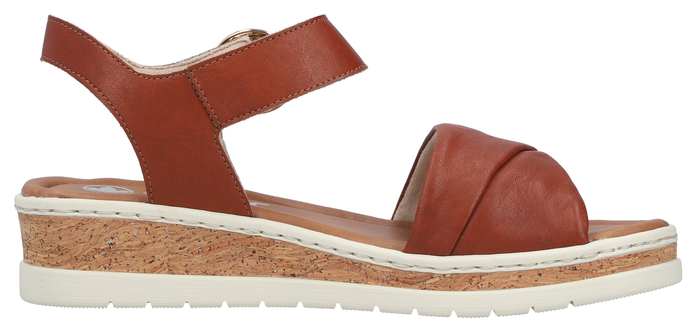Rieker Sandales compensées  Chaussure d'été, chaussure de vacances, sandale avec scratch