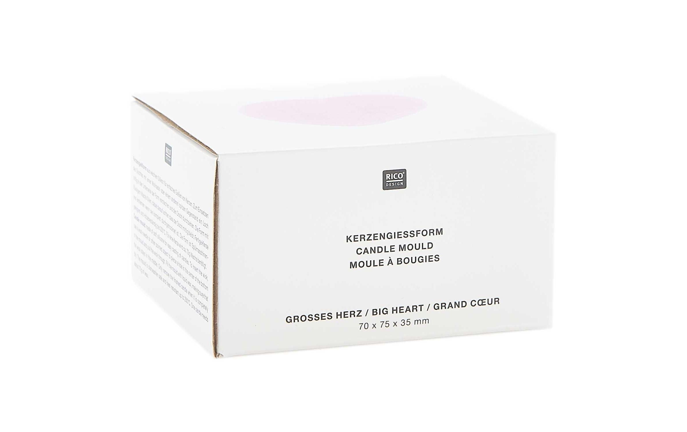 Rico-Design Verlag Kreativset »Grosses Herz 86 x 78 x 43 mm«