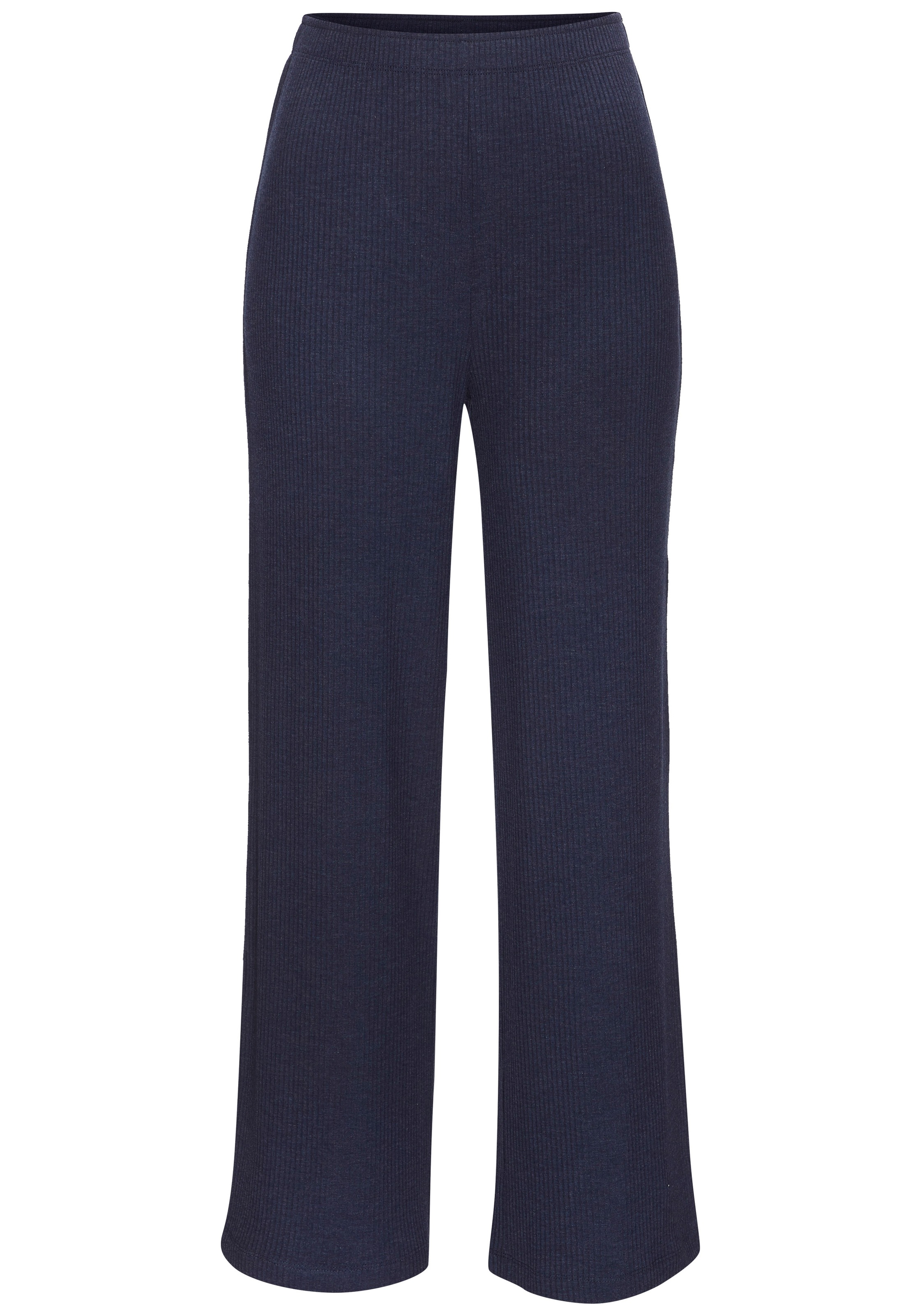 s.Oliver Pyjamahose, Aus weicher Rippqualität