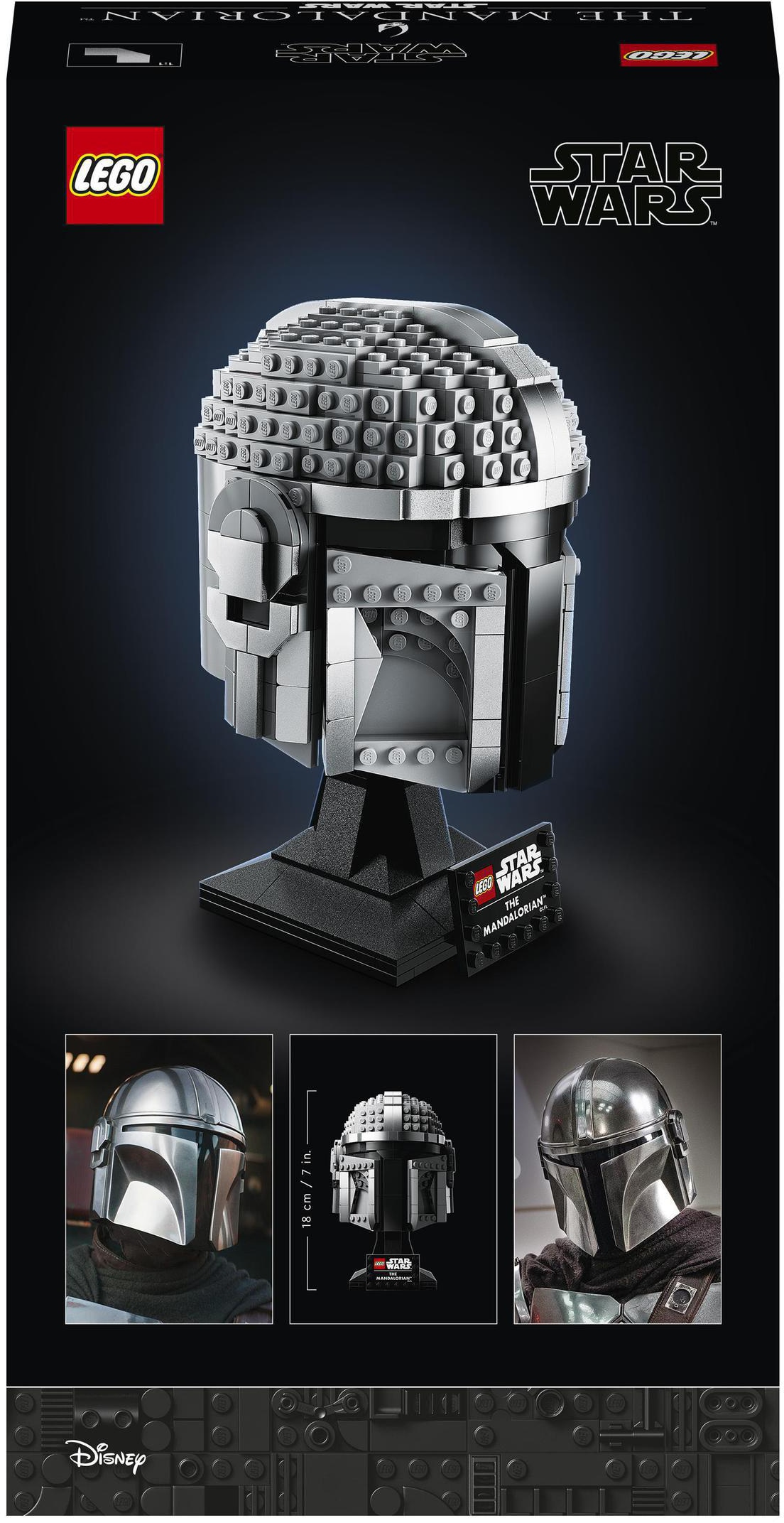 LEGO® Konstruktionsspielsteine »Mandalorianer Helm (75328), LEGO® Star Wars™«, (584 St.), Made in Europe