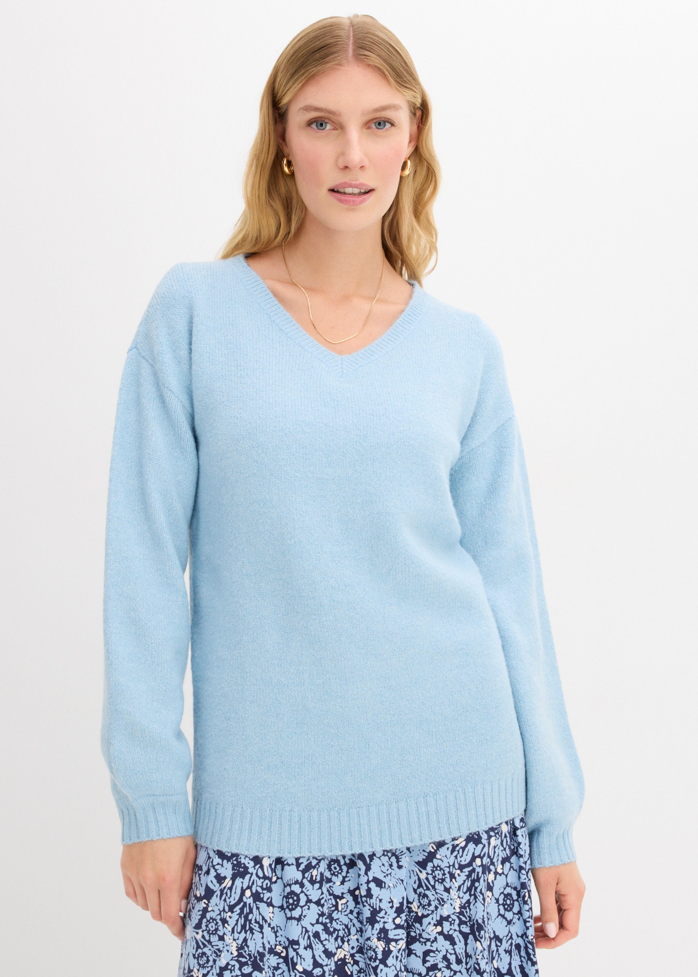 Image of bonprix Strickpullover im Casual-Stil, Oversize-Passform, aus Feinstrick
