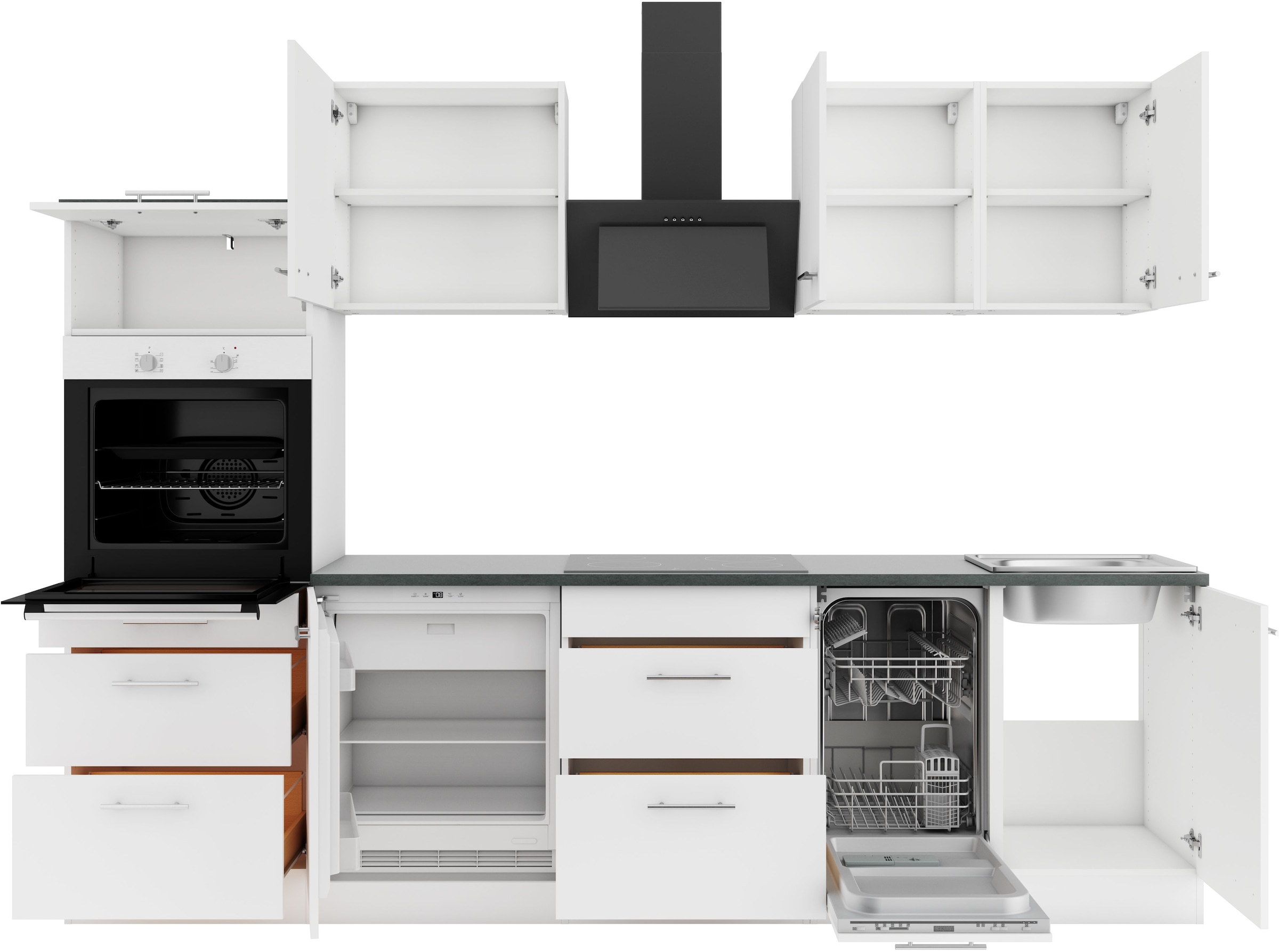 OPTIFIT Cuisine »Bella« Breite 210 cm, wahlweise mit E-Geräten