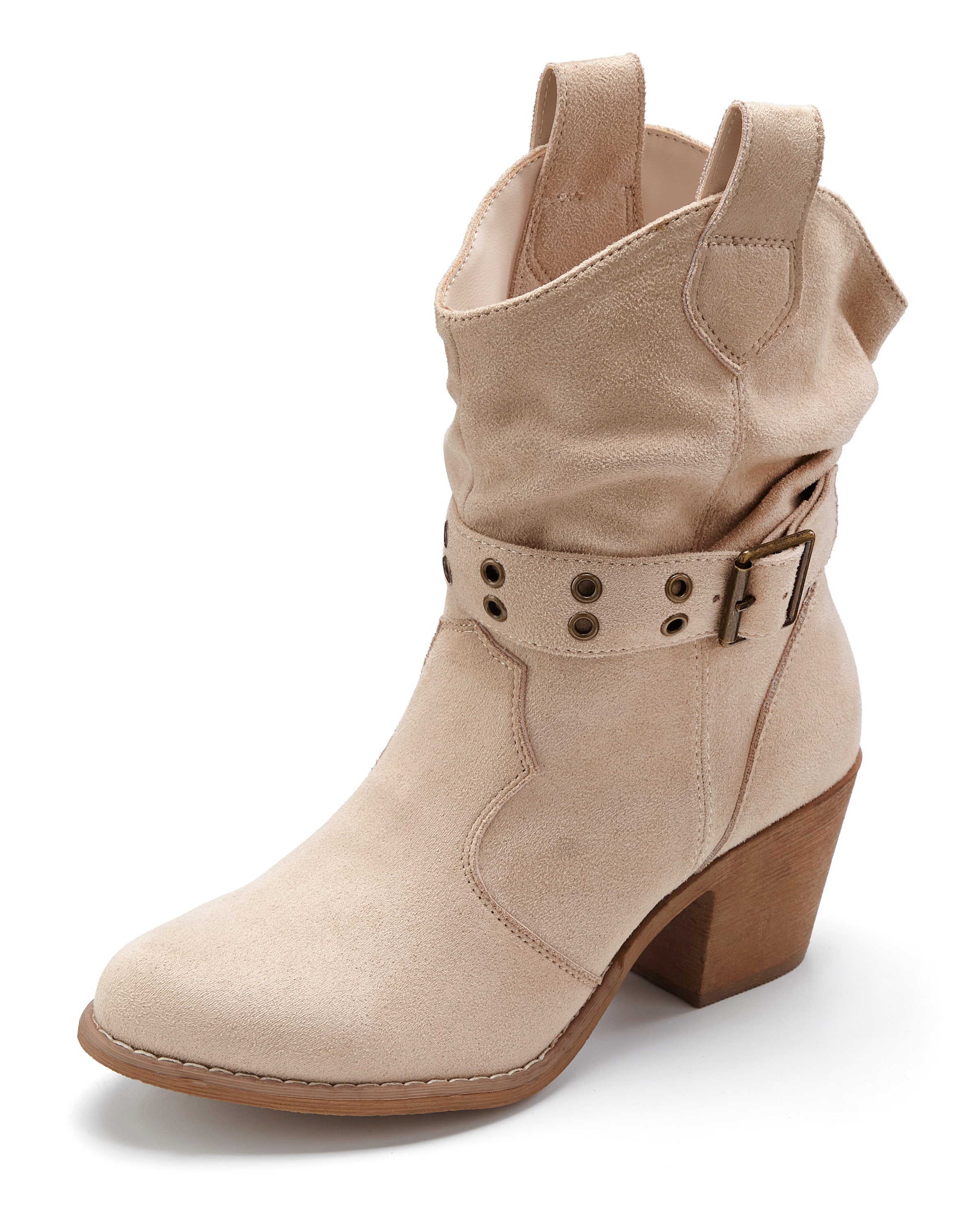 LASCANA Bottes de Cowboy »Herbststiefelette,«  bottes cowboy, bottines western, bottines VEGAN