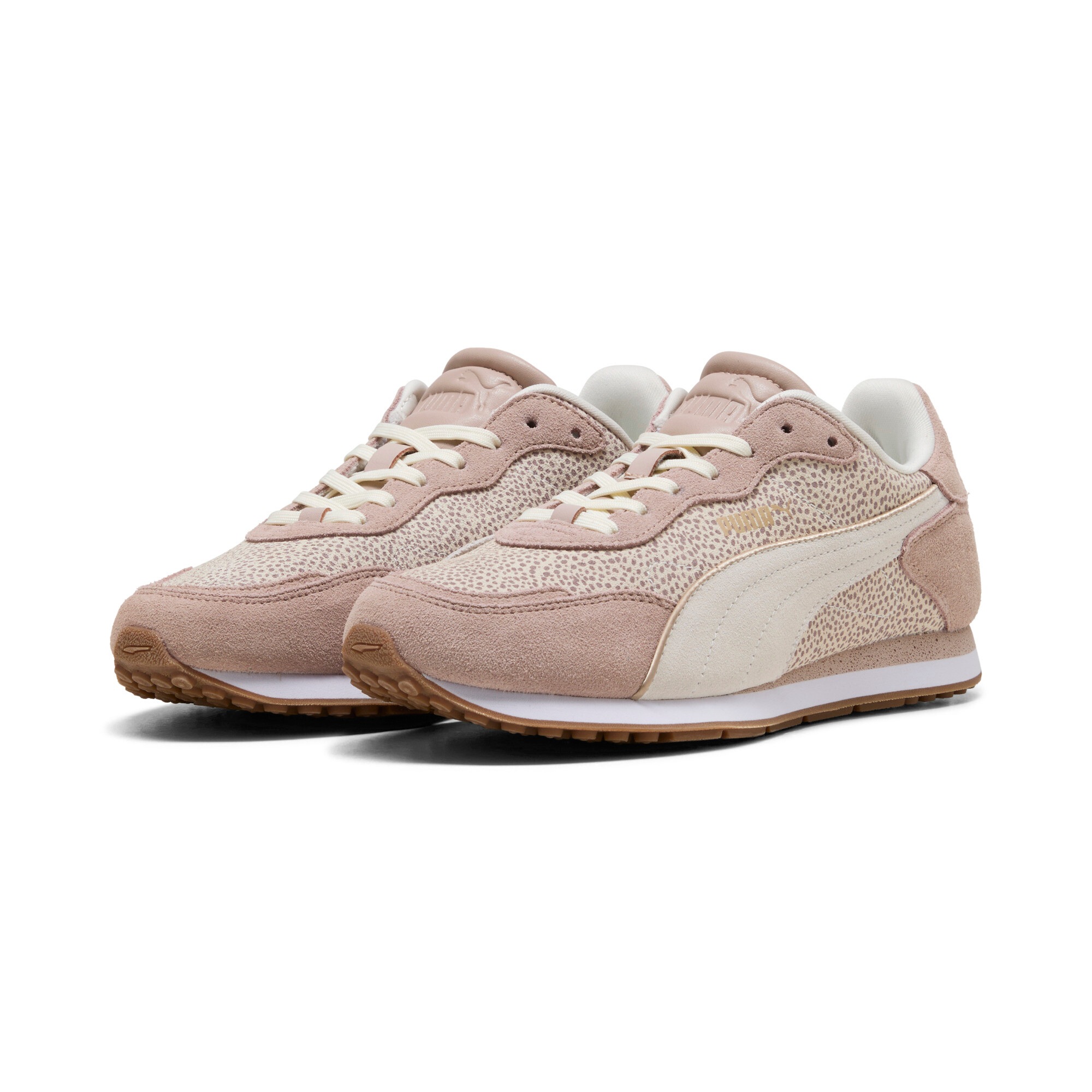 Image of PUMA Sneaker "ST MILER ROSE TOPCAT" für sportlichen Look, aus Leder, mit Schnürung