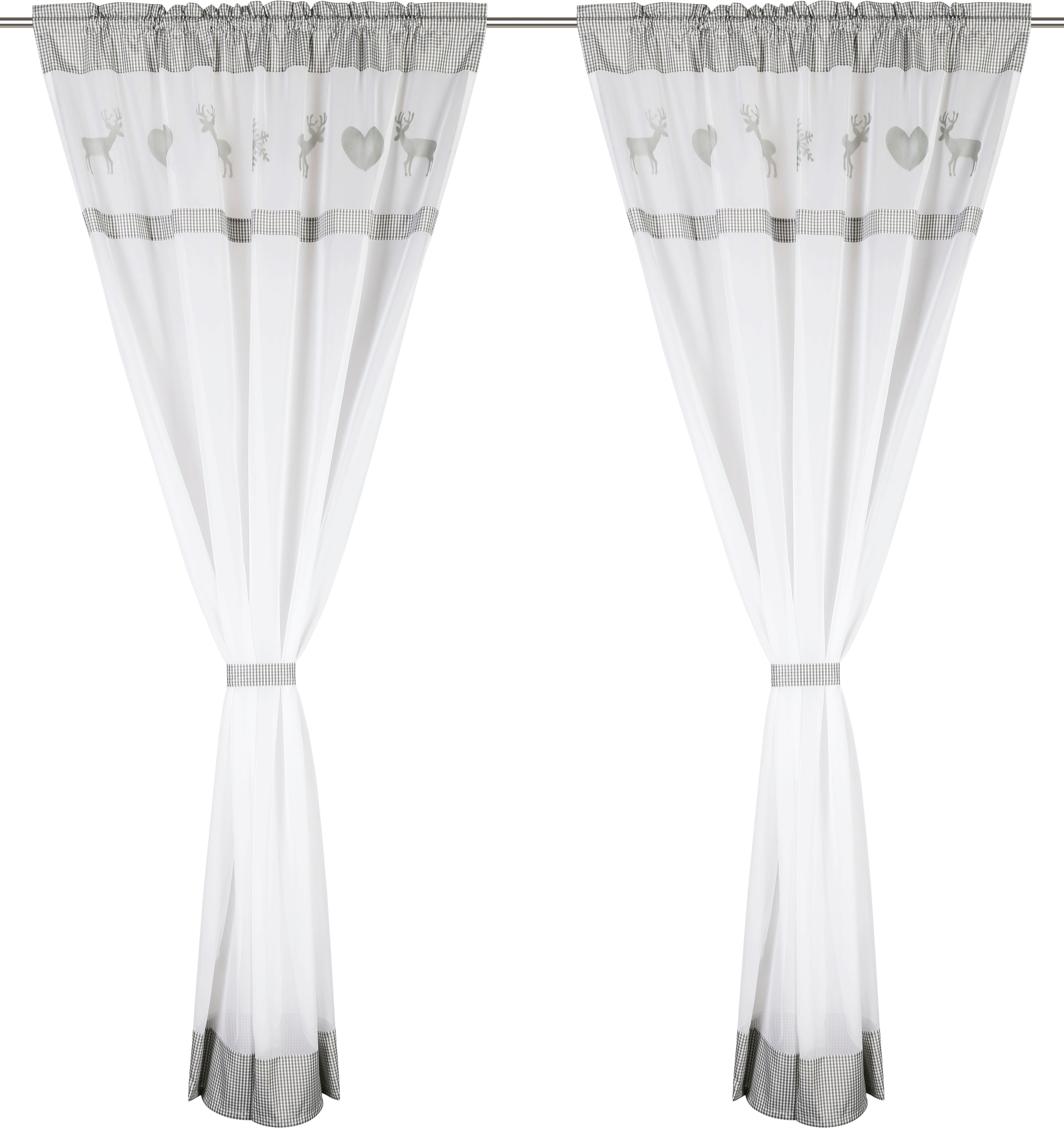 Image of my home Gardine »Elk«, (1 St.), Inkl. Raffhalter bei Ackermann Versand Schweiz