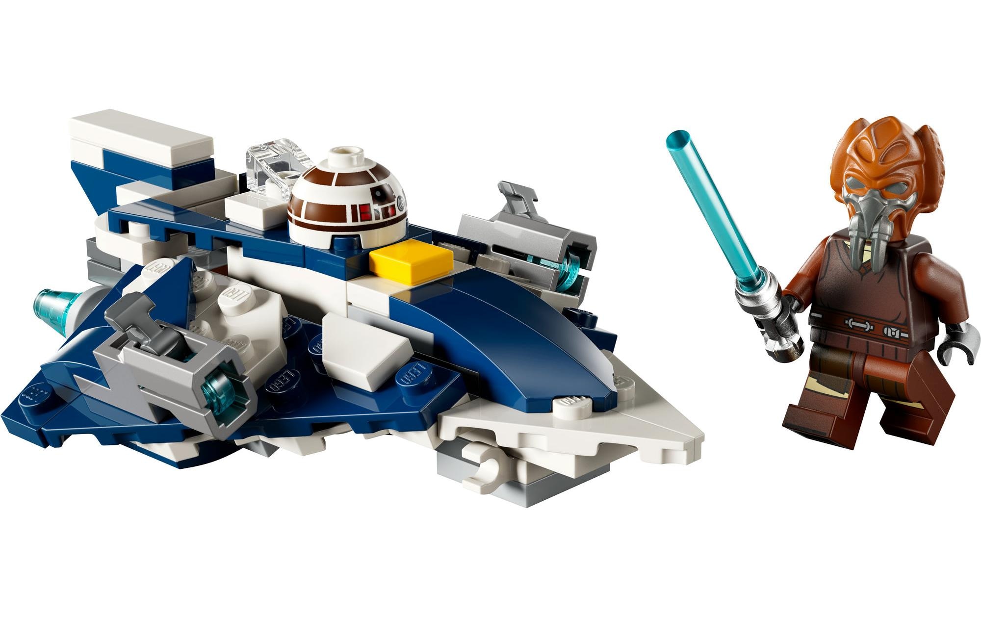 LEGO® Spielbausteine »Star Wars Plo Koons Jedi Starfighter Microfighter 75400«, (89 St.)