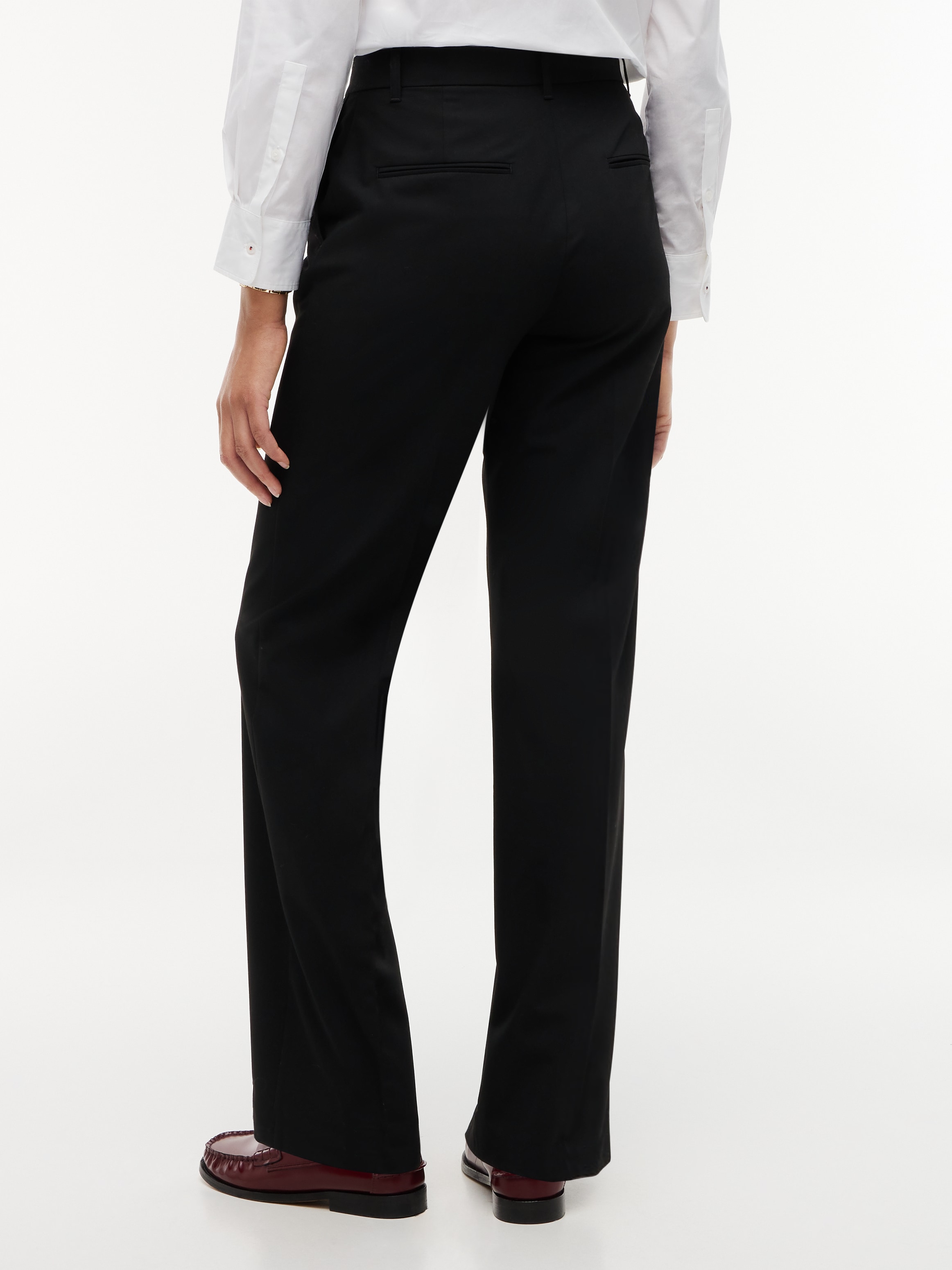 Tommy Hilfiger Pantalon de costume »VISCOSE BLEND STRAIGHT PANT«  Mélange de matériaux, coupe droite, disponible en grandes tailles