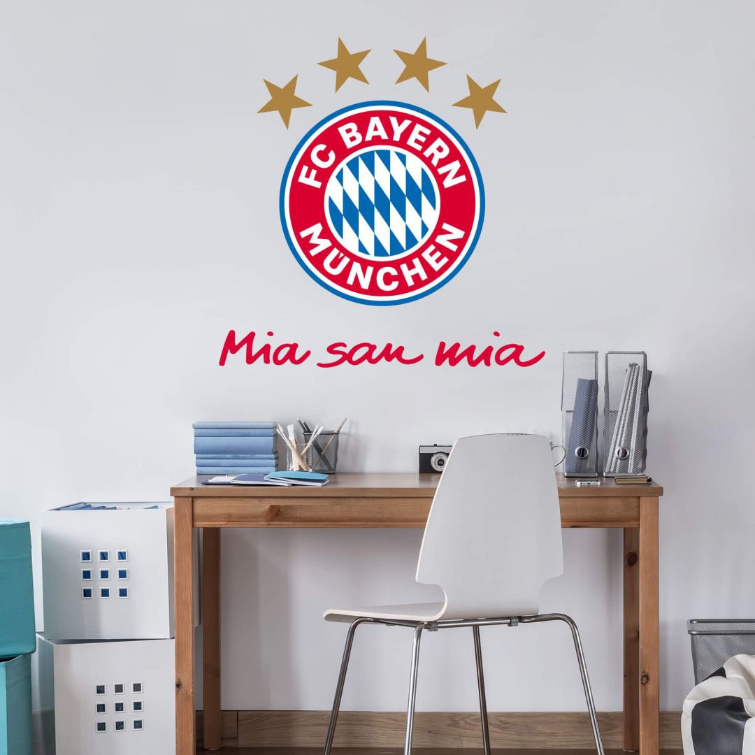 Wall-Art Wandtattoo »FC Mia«, San jetzt (1 Mia kaufen Bayern St.) München