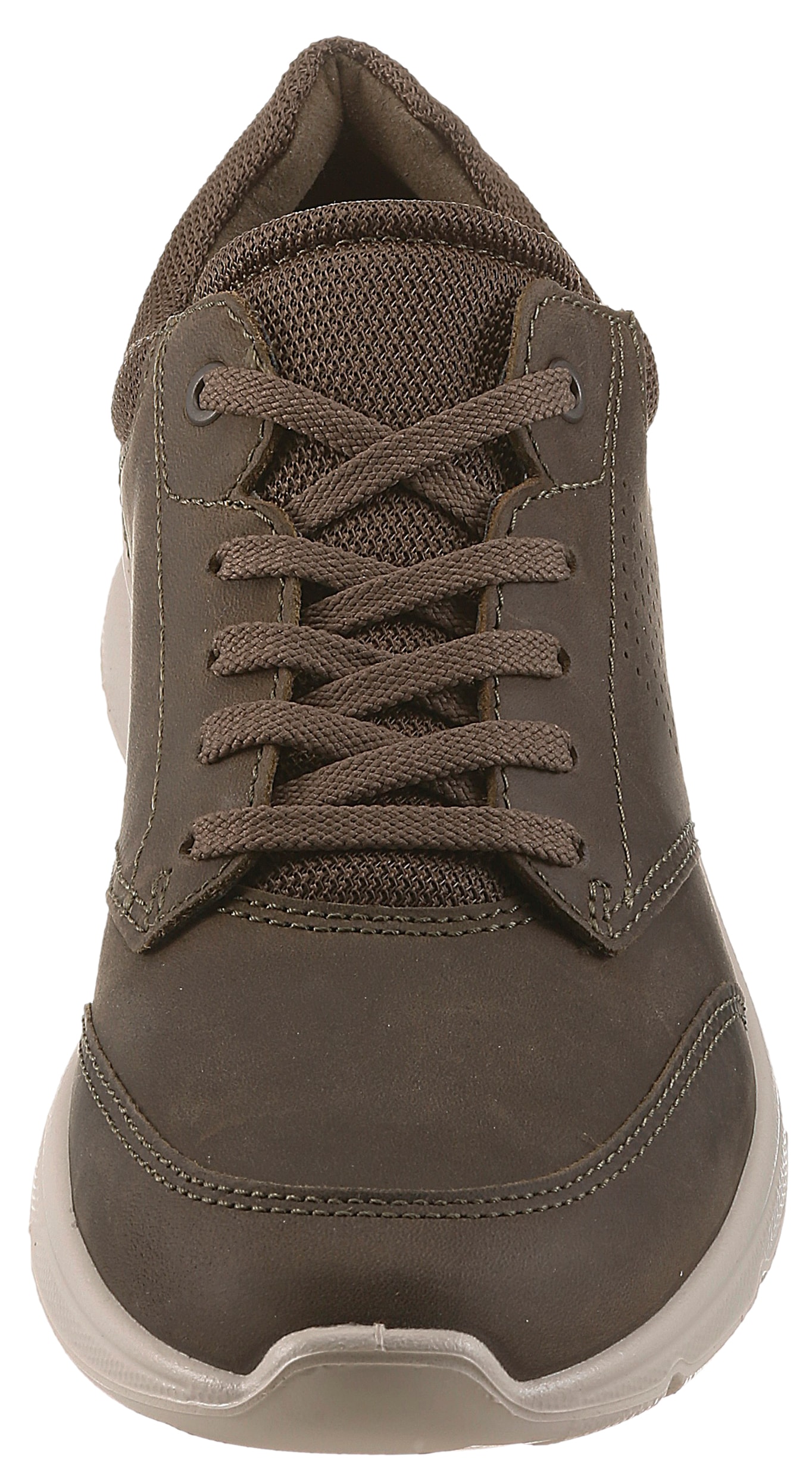 Ecco Sneaker »IRVING«  mit weisser Laufsohle, Freizeitschuh, Halbschuh, Schnürschuh