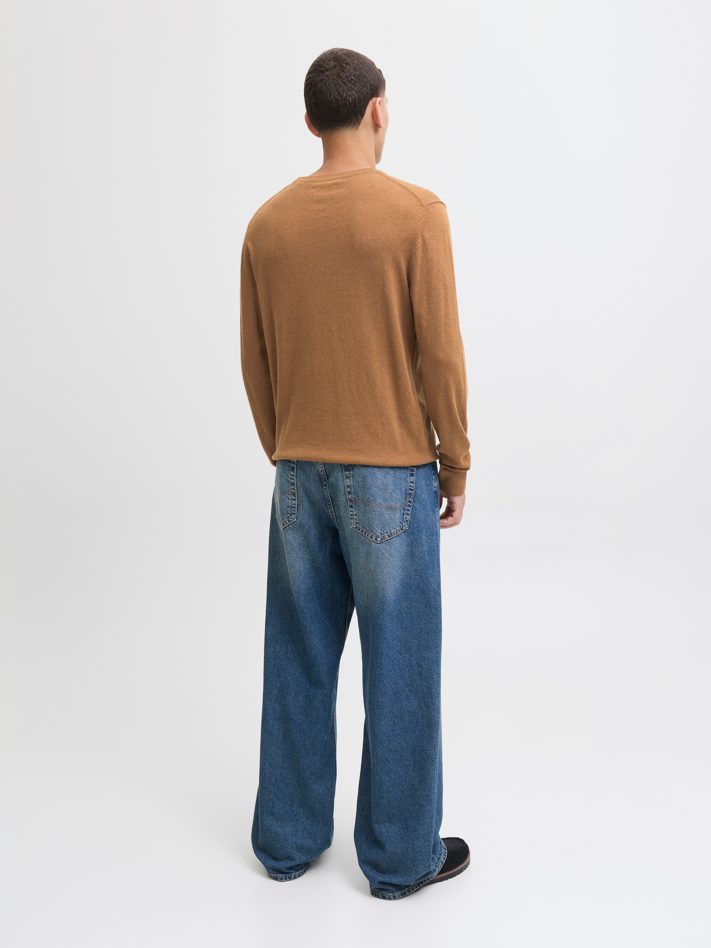 Jack & Jones »JJEEMIL KNIT CREW NECK NOOS« Baumwollmischung, regular fit