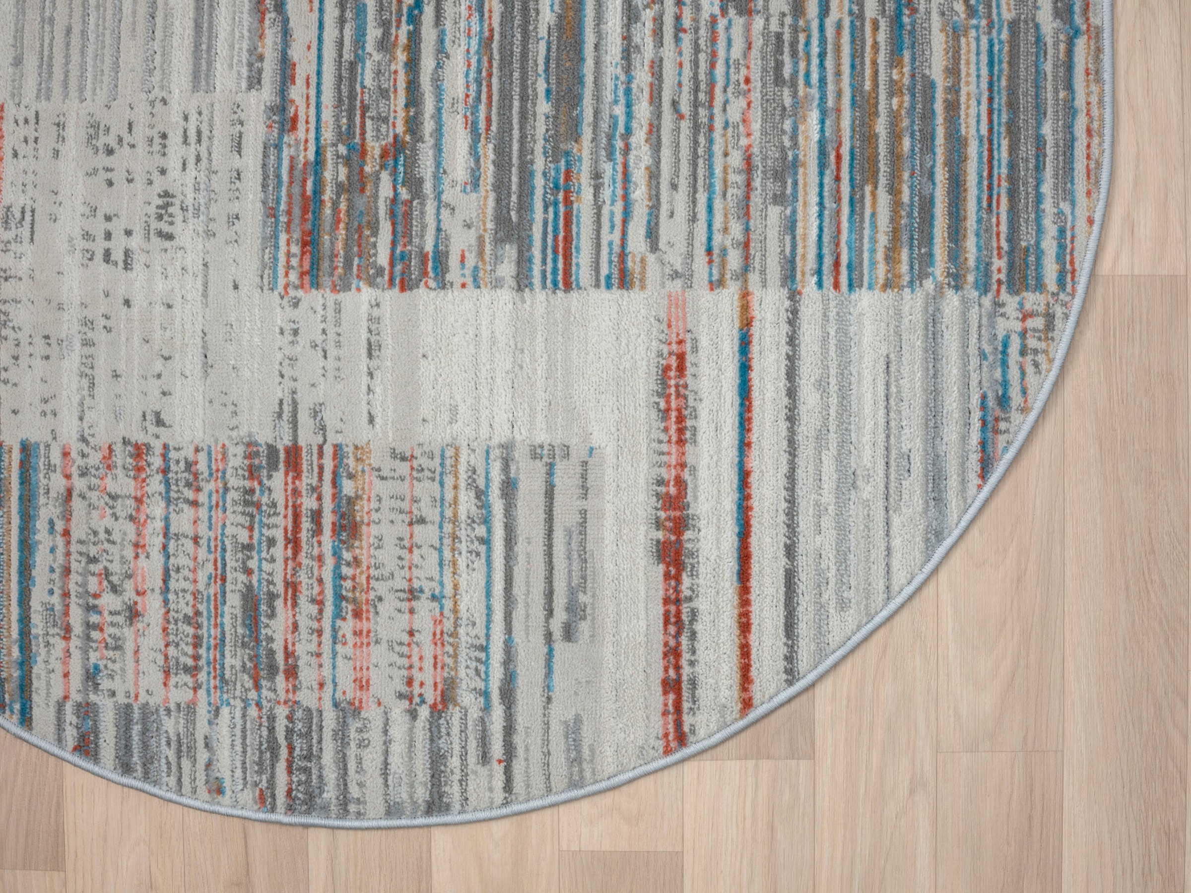 Myflair Möbel & Accessoires Tapis »My Colors« Rond 8 mm Höhe Kurzflor, Retro-Design, besonders weich durch Microfaser