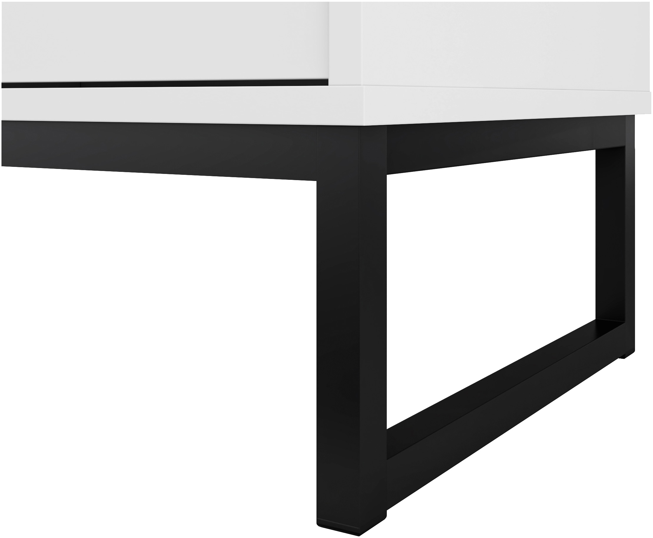 Home affaire Buffet »Alto, Breite 208,5 cm, grifflose Kommode 4 Türen/2 Schubkästen.« Schubladenschrank mit viel Stauraum, Einlegeböden verstellbar