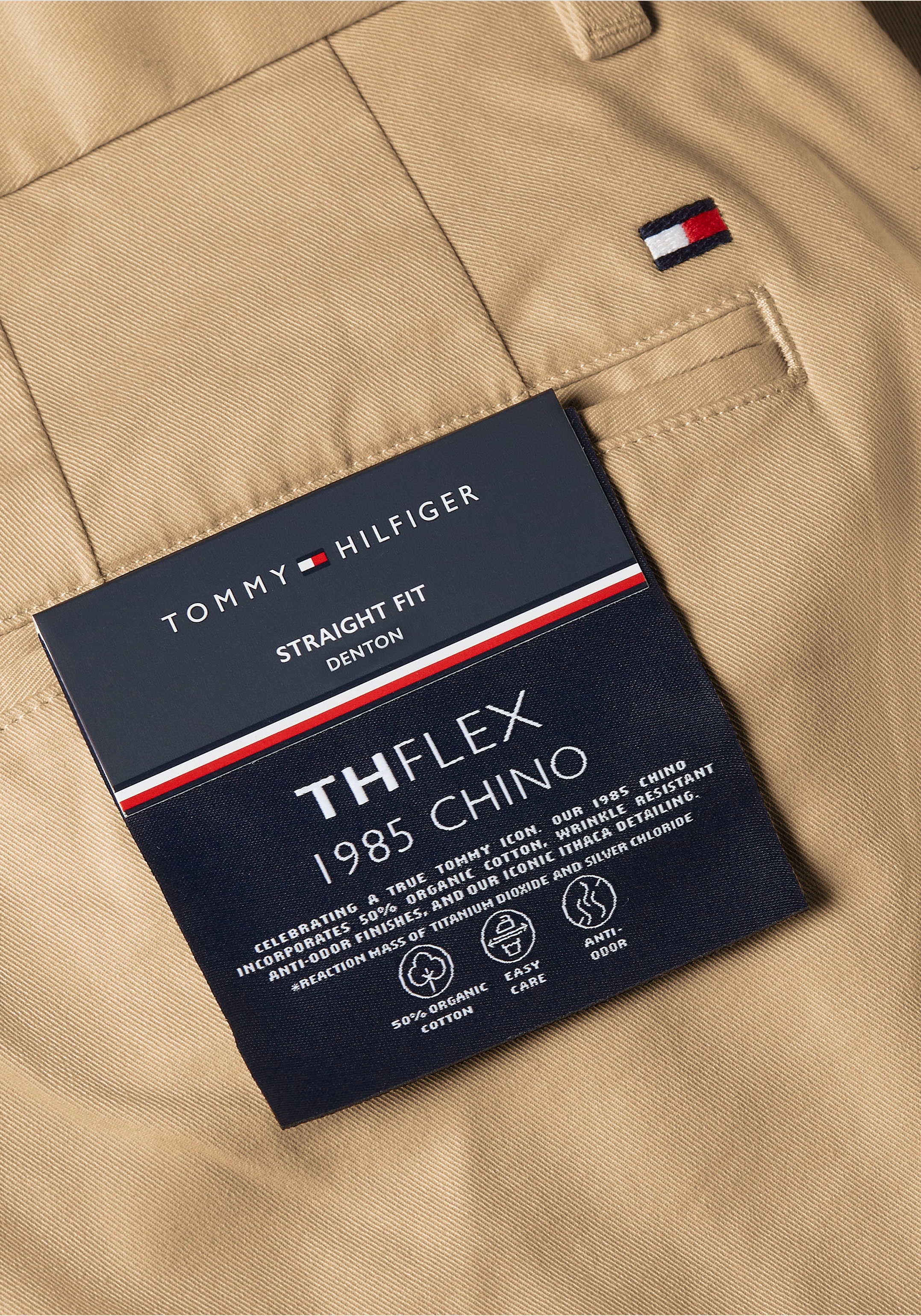 Tommy Hilfiger Chinohose »DENTON CHINO 1985 PIMA COTTON«, von der Kollektion aus 1985 inspiriert