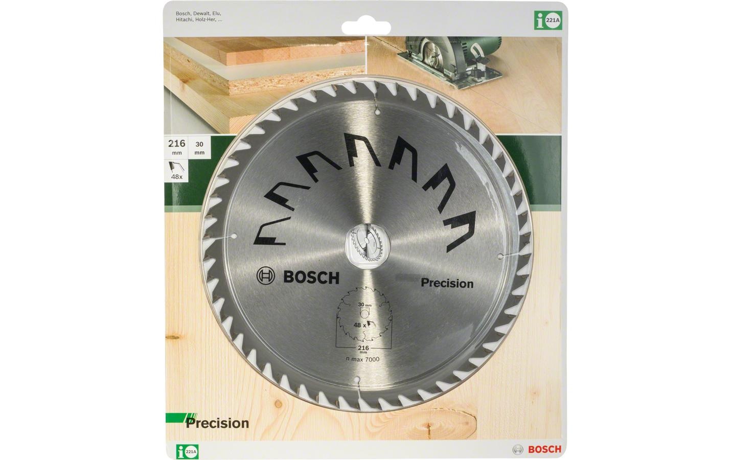 BOSCH Kreissägeblatt »Precision 216«