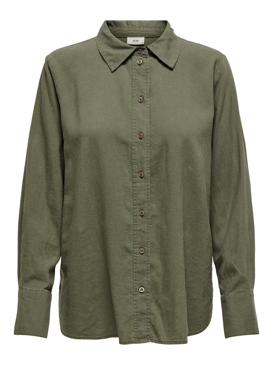 JDY »JDYSAY L/S LINEN LOOSE SHIRT WVN NOOS«