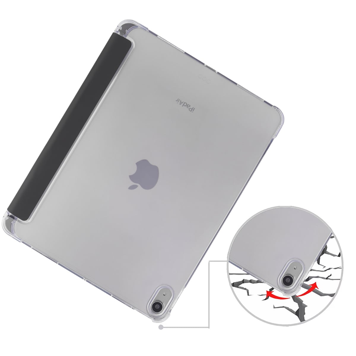 PEDEA Tablet-Hülle »Folio Trifold Case für Apple iPad Air 11 (M2 24)«, Backcover, Schutzhülle, Tabletschutzhülle, Case, Schutzcase, stossfest