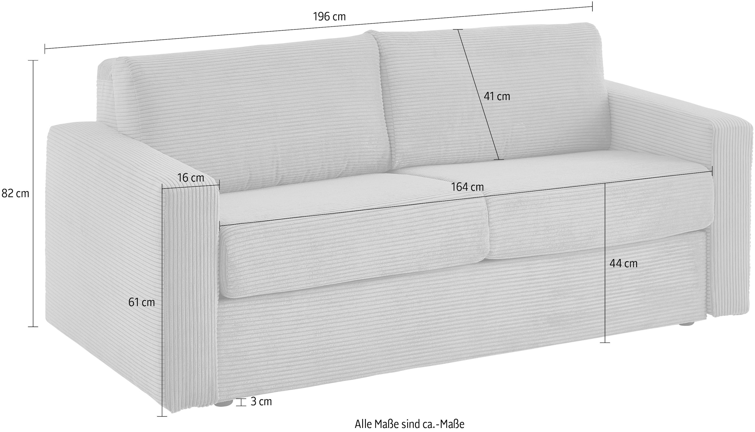 ATLANTIC home collection Schlafsofa
