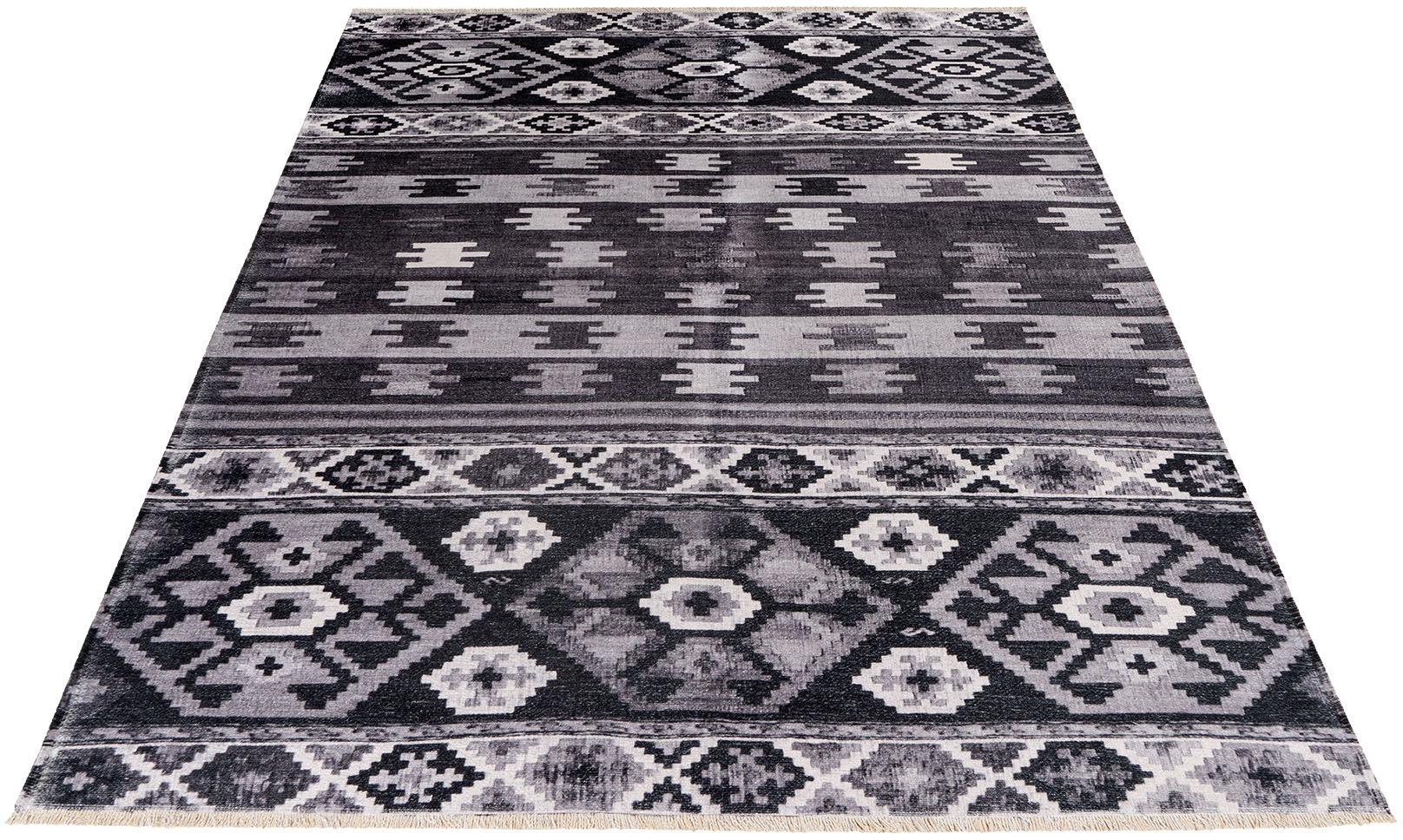 Image of Obsession Teppich »My Ethno 261«, rechteckig, 6 mm Höhe, recycelte Materialien, mit Fransen, waschbar, In- und Outdoor geeignet, Wohnzimmer bei Ackermann Versand Schweiz