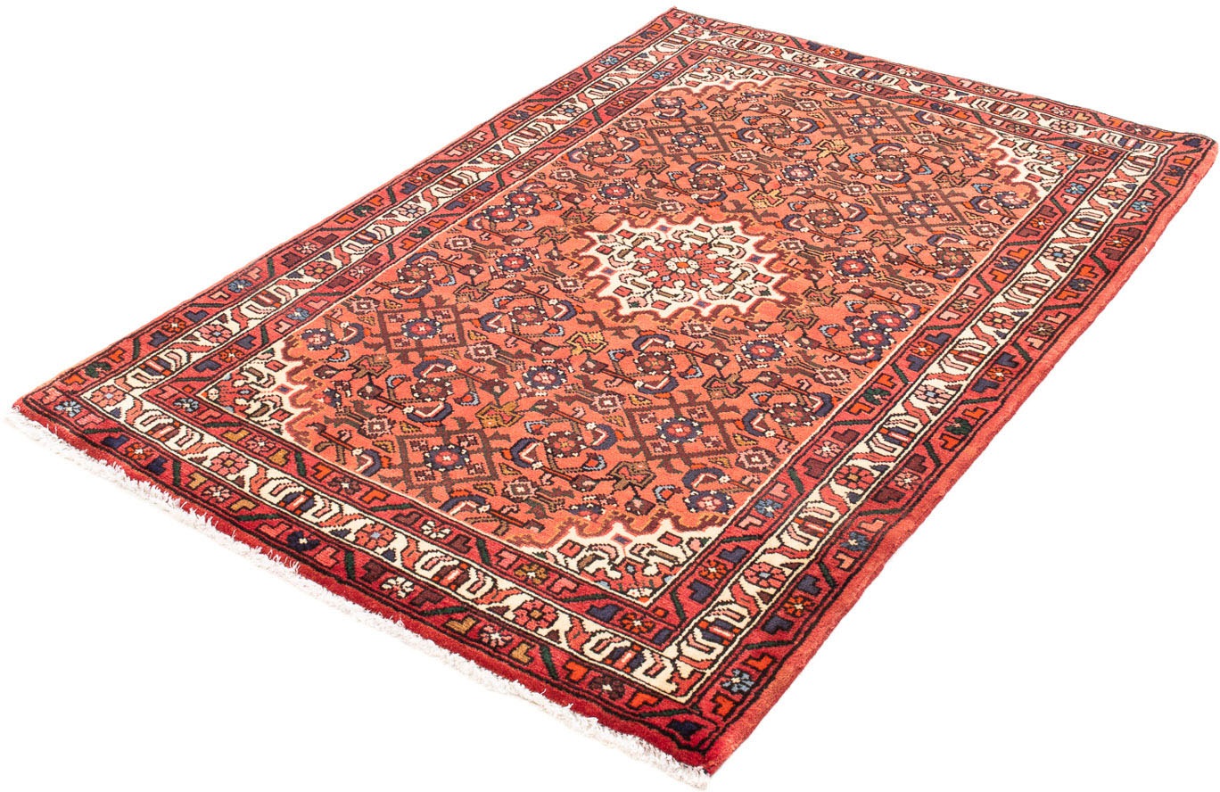 Image of morgenland Orientteppich »Perser - Nomadic - 150 x 104 cm - rot«, rechteckig, 10 mm Höhe, Wohnzimmer, Handgeknüpft, Einzelstück mit Zertifikat bei Ackermann Versand Schweiz