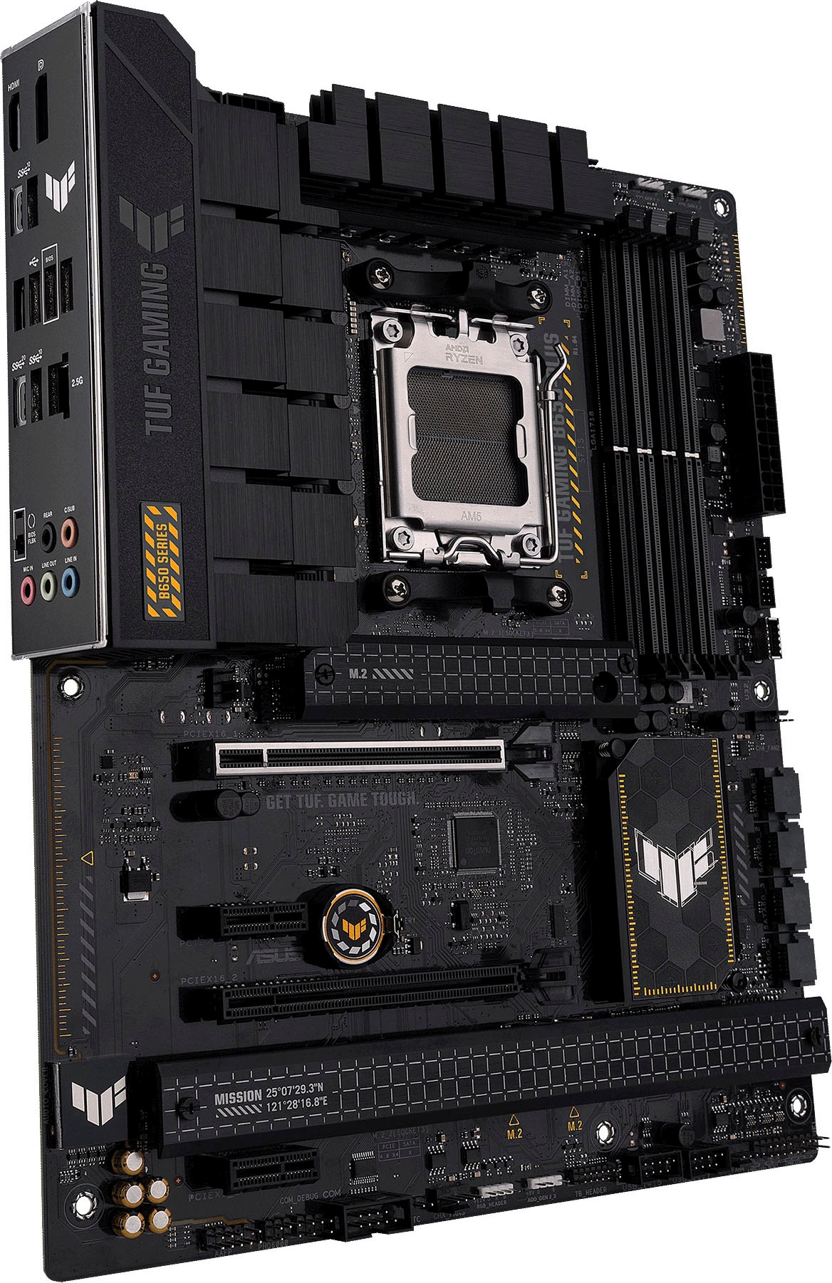 Asus Mainboard »TUF GAMING B650-PLUS«, Ryzen 7000, ATX, PCIe 5.0, DDR5-Speicher, 14 Power Stages