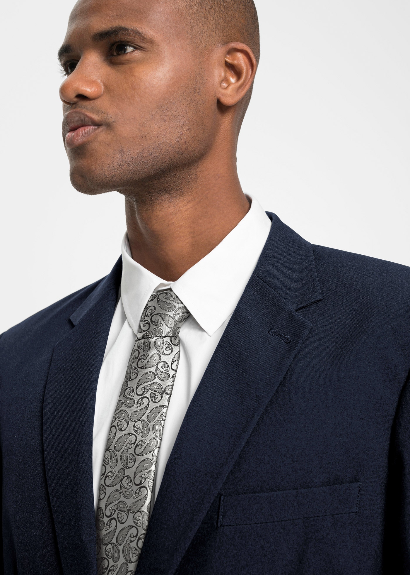 bonprix Costume Ensemble, 4 tlg. confortable festlicher Stil, bequeme Passform, aus Polyester und Baumwolle
