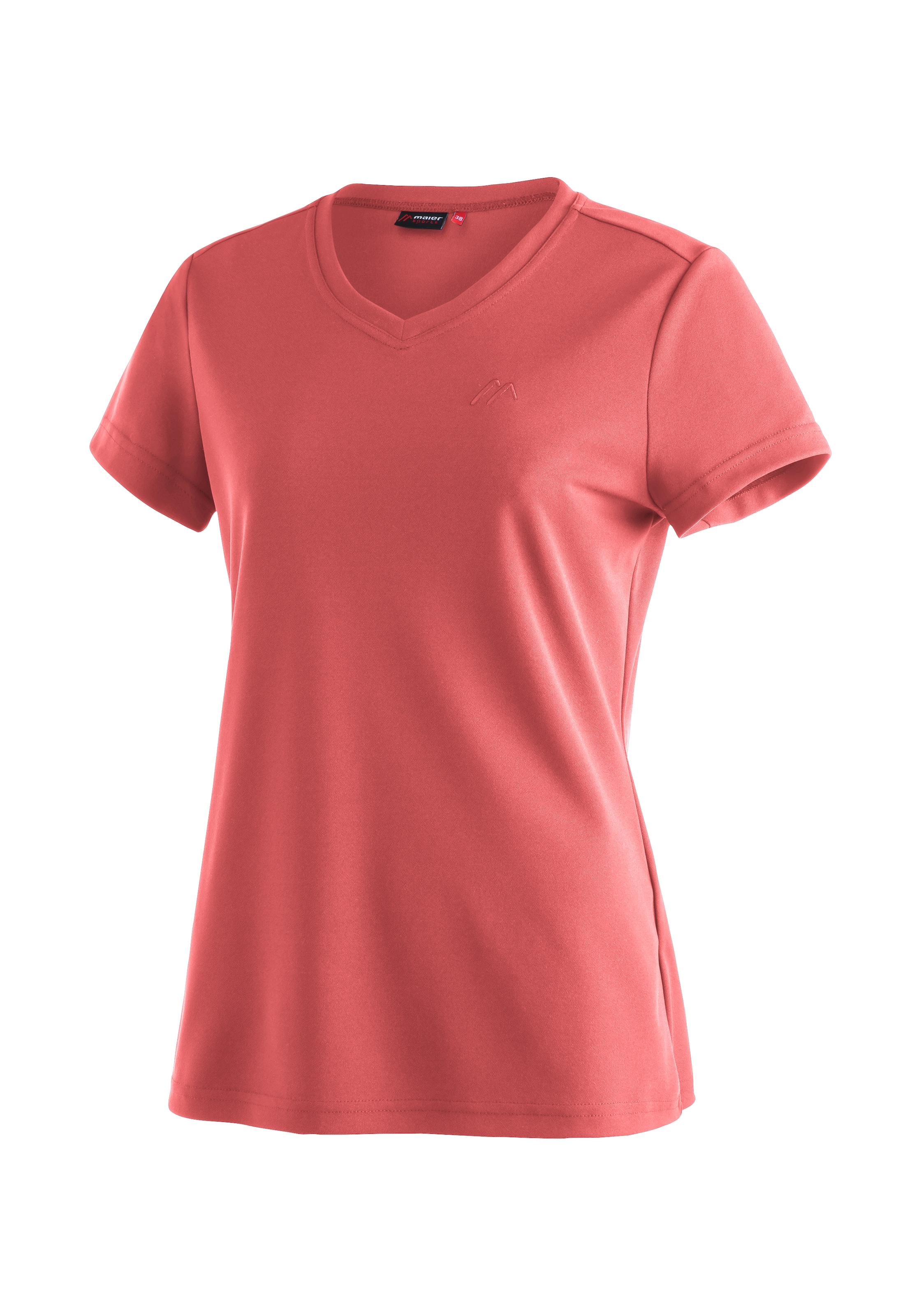 Image of Maier Sports T-Shirt "Trudy" Damen Kurzarmshirt, leichtes Sommer Funktionsshirt, V-Ausschnitt