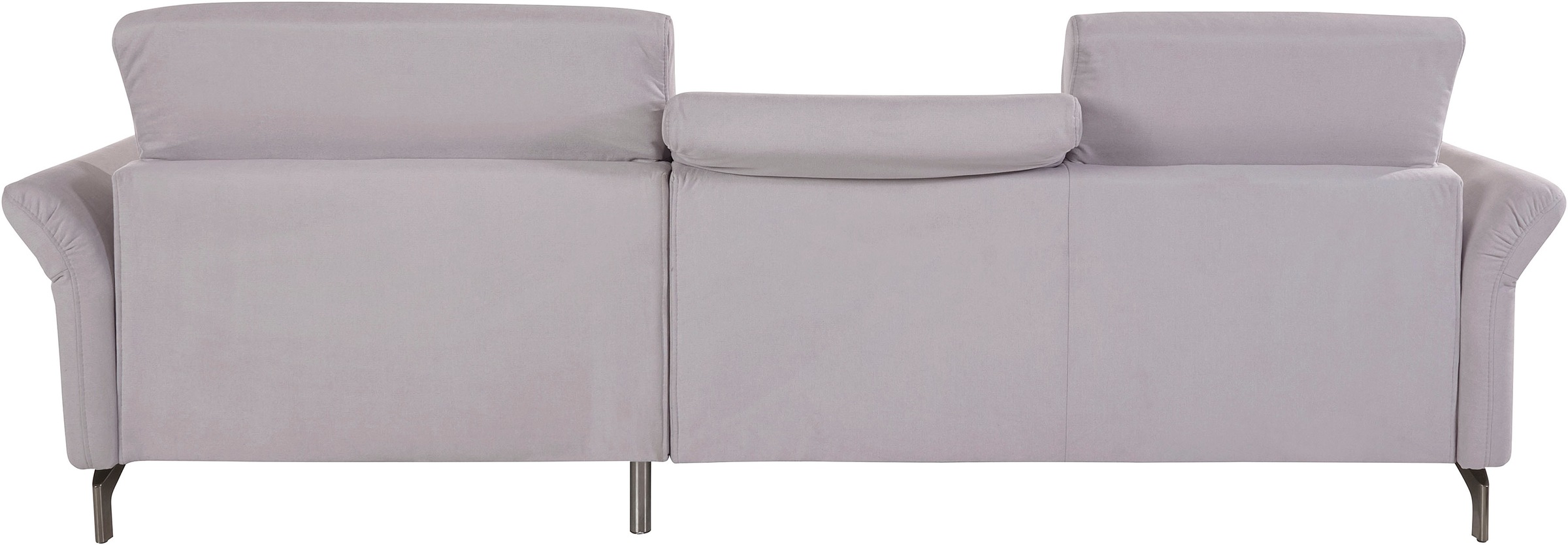 INOSIGN Ecksofa »Fresh L-Form«, Federkern, wahlweise Kopfteilverstellung und motorischer Vorziehsitz
