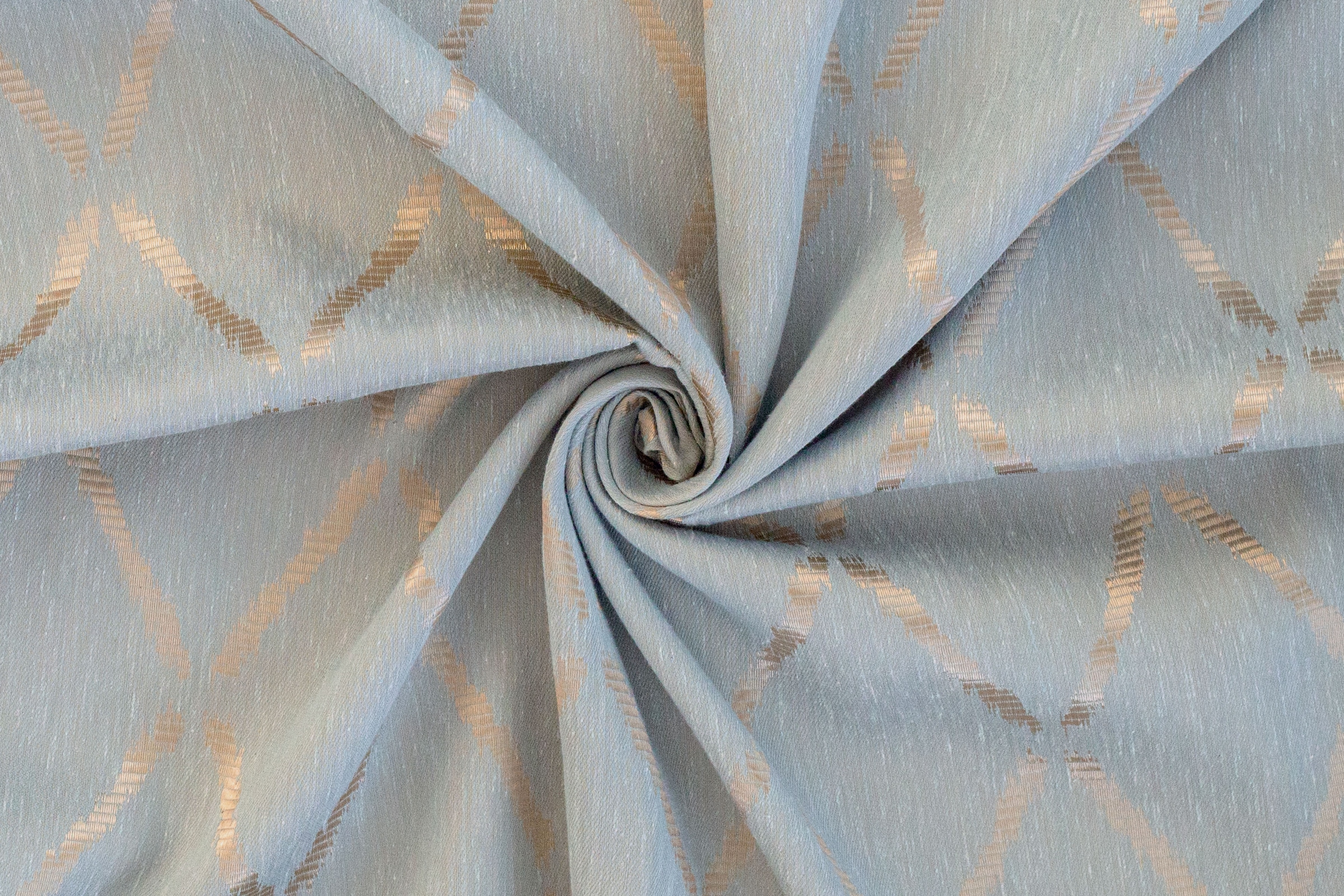 HOMING Gardine »Deron« Ösen 1 Stk. tlg. blickdicht, Rauten, edles Muster, Wohnzimmer, Schlafzimmer