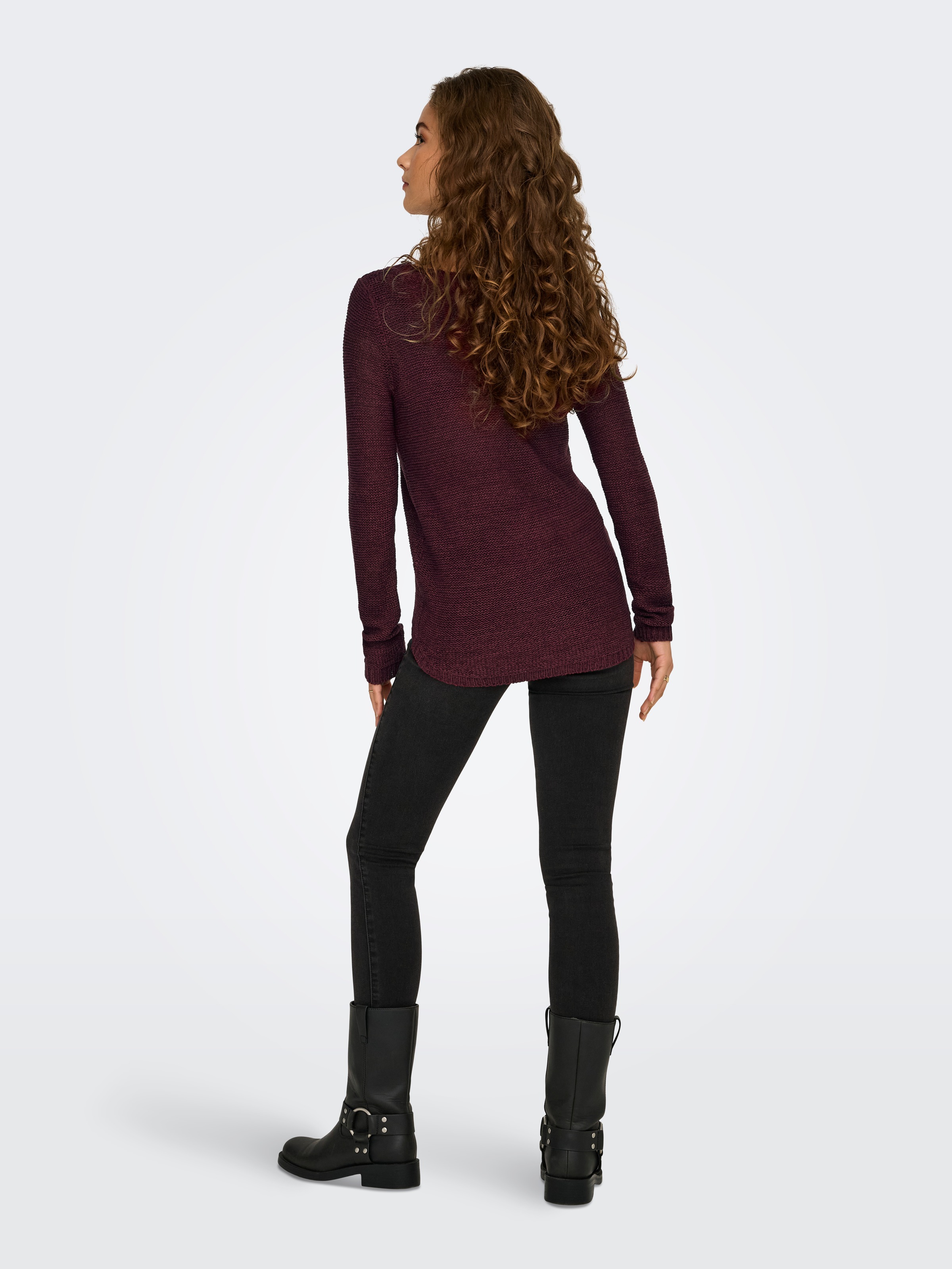 ONLY Strickpullover »ONLGEENA XO L/S PULLOVER KNT NOOS« mit Rundhalsausschnitt