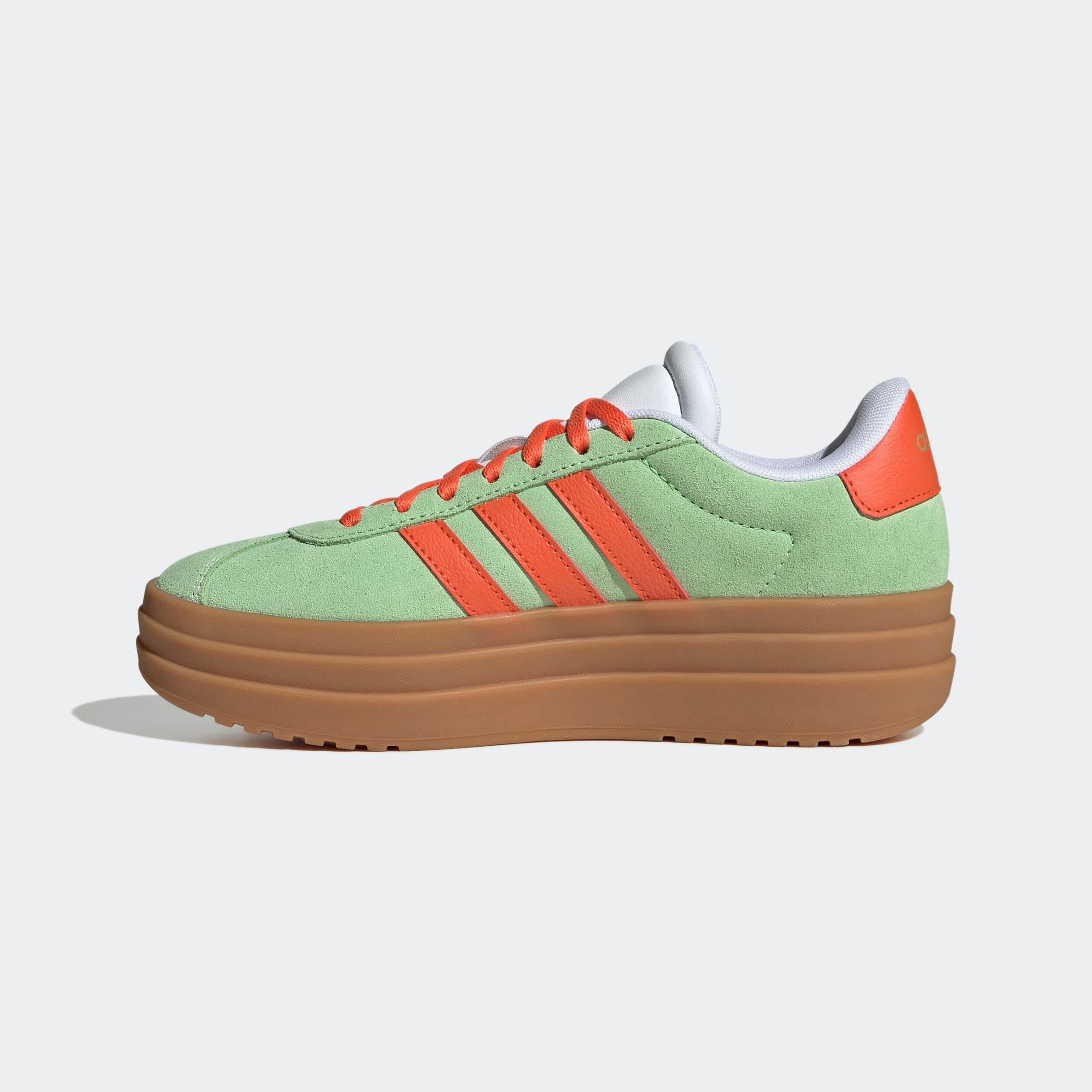 adidas Sportswear Plateausneaker »VL COURT BOLD LIFESTYLE KIDS«, Design auf den Spuren des adidas Gazelle Bold
